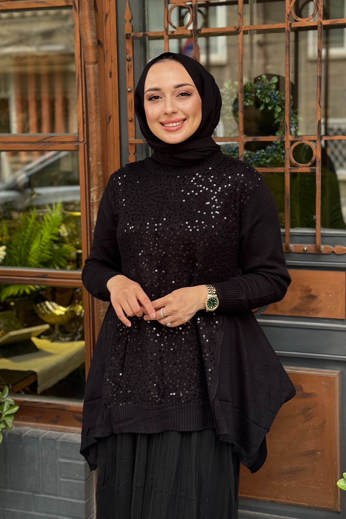 MOOR Venedik Elbise 25W5001 Siyah
