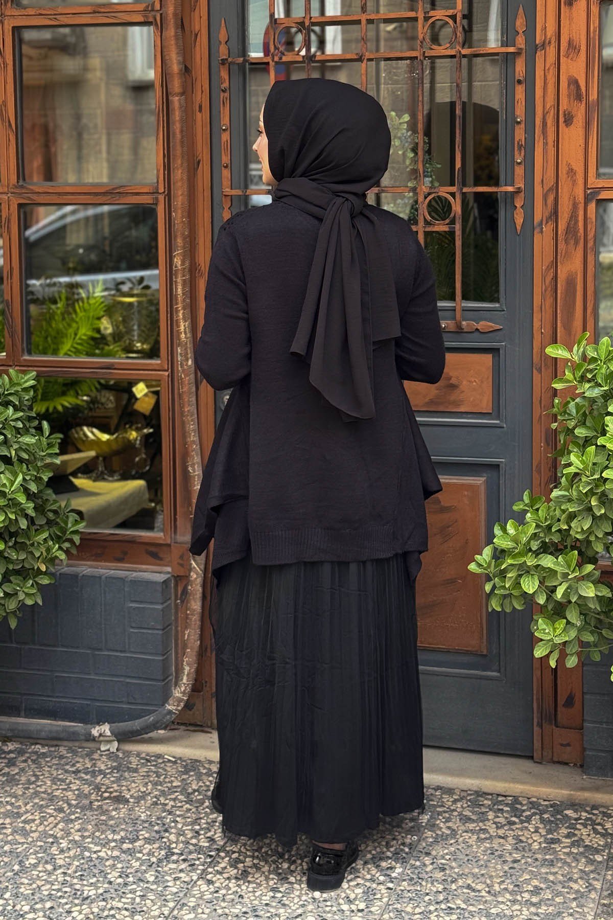 MOOR Venedik Elbise 25W5001 Siyah