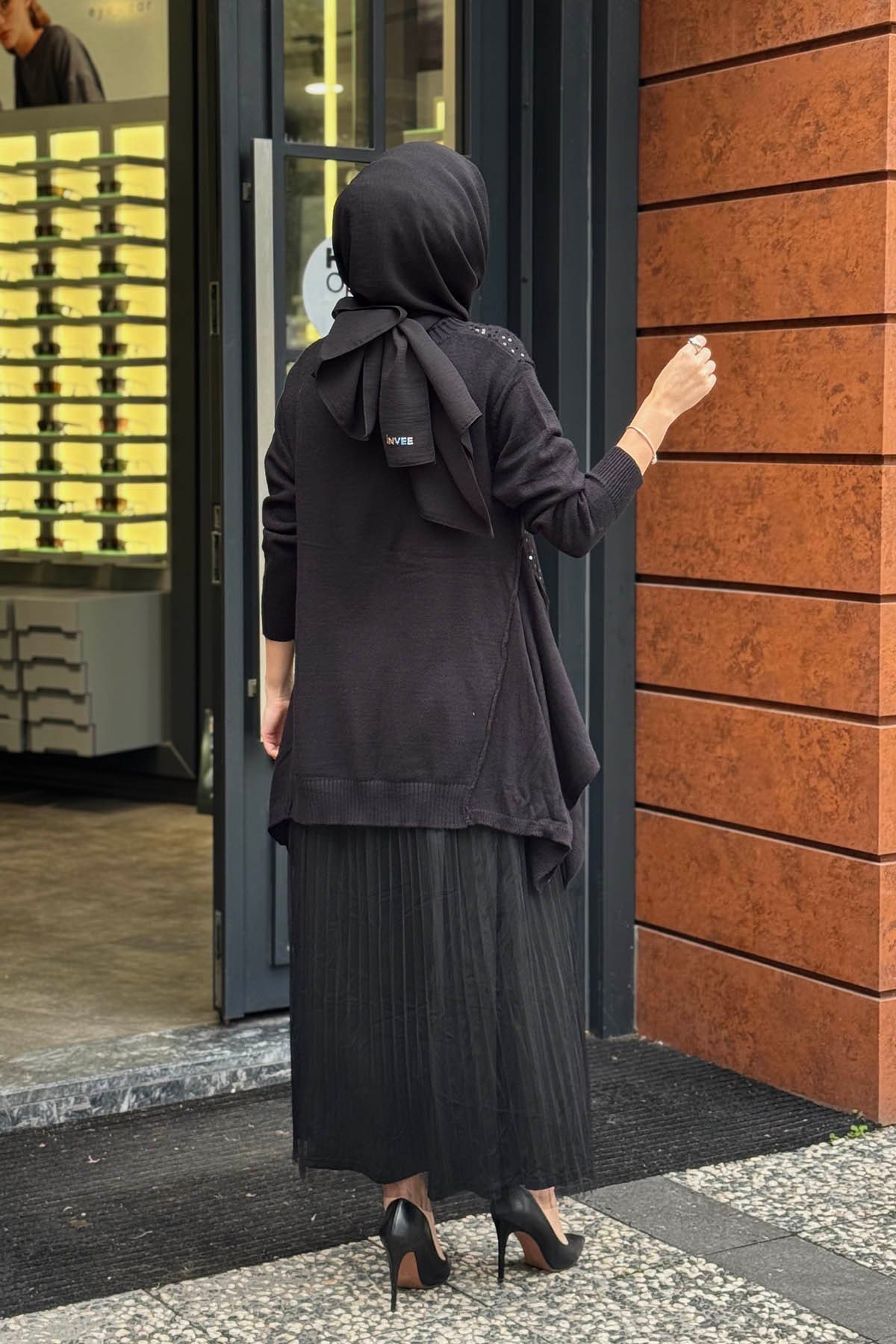 MOOR Venedik Elbise 26W5032 Siyah