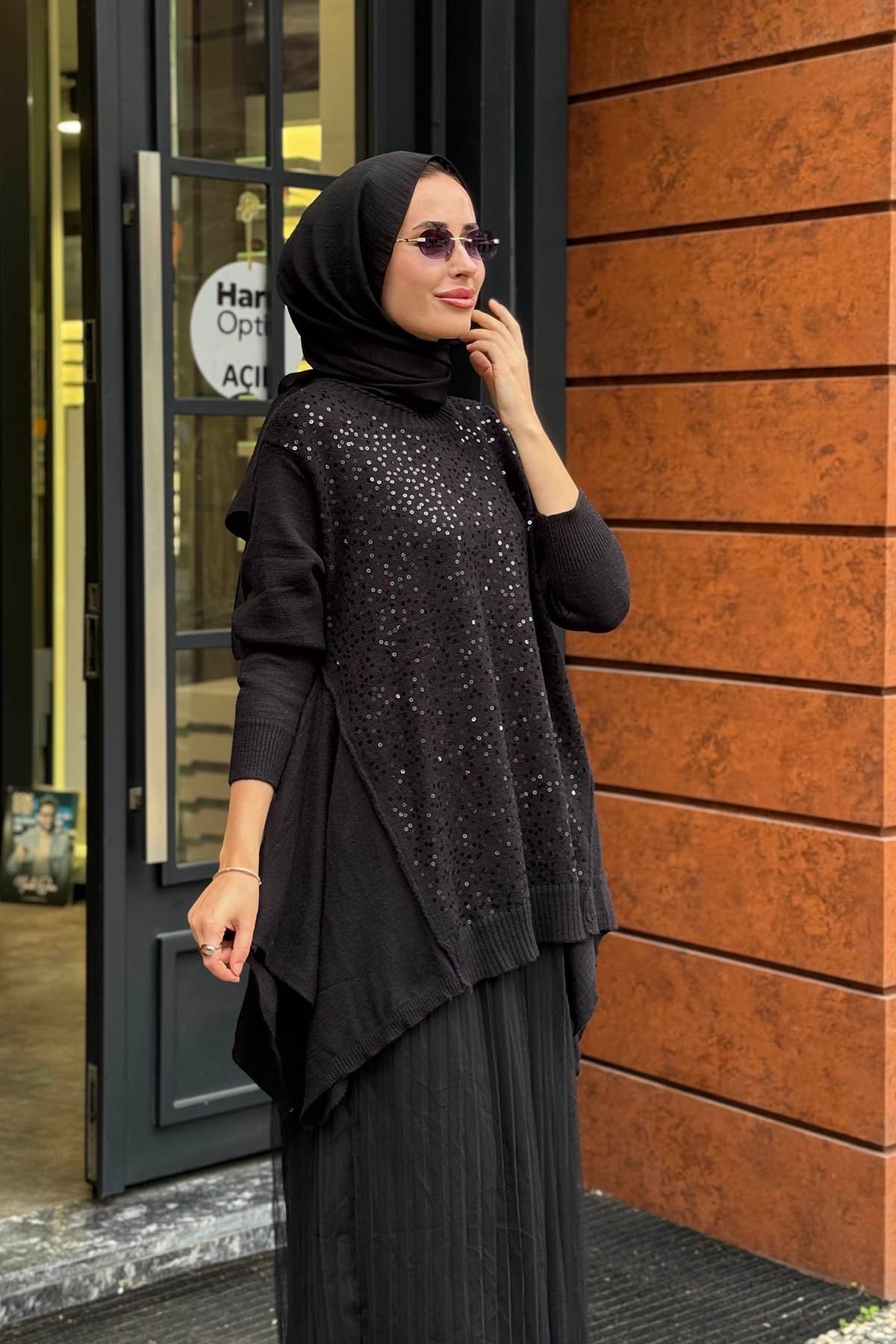 MOOR Venedik Elbise 26W5032 Siyah