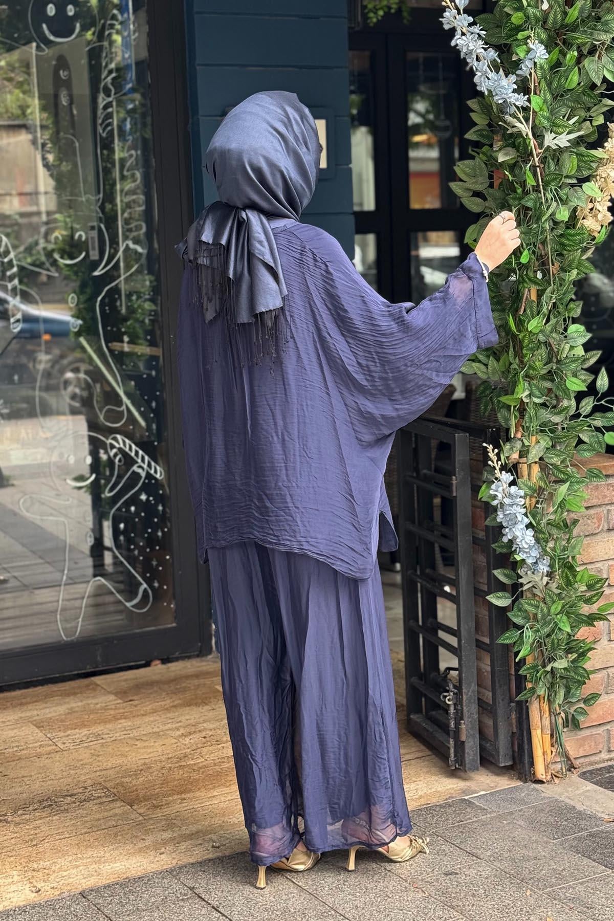 MOOR Yume Pantolonlu Takım 26S9020 Lacivert