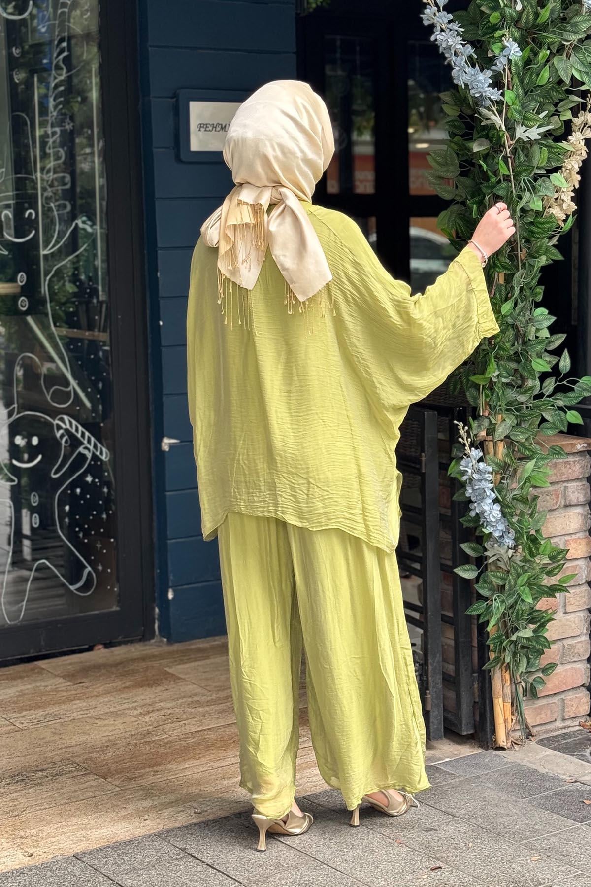 MOOR Yume Pantolonlu Takım 26S9020 Oliv