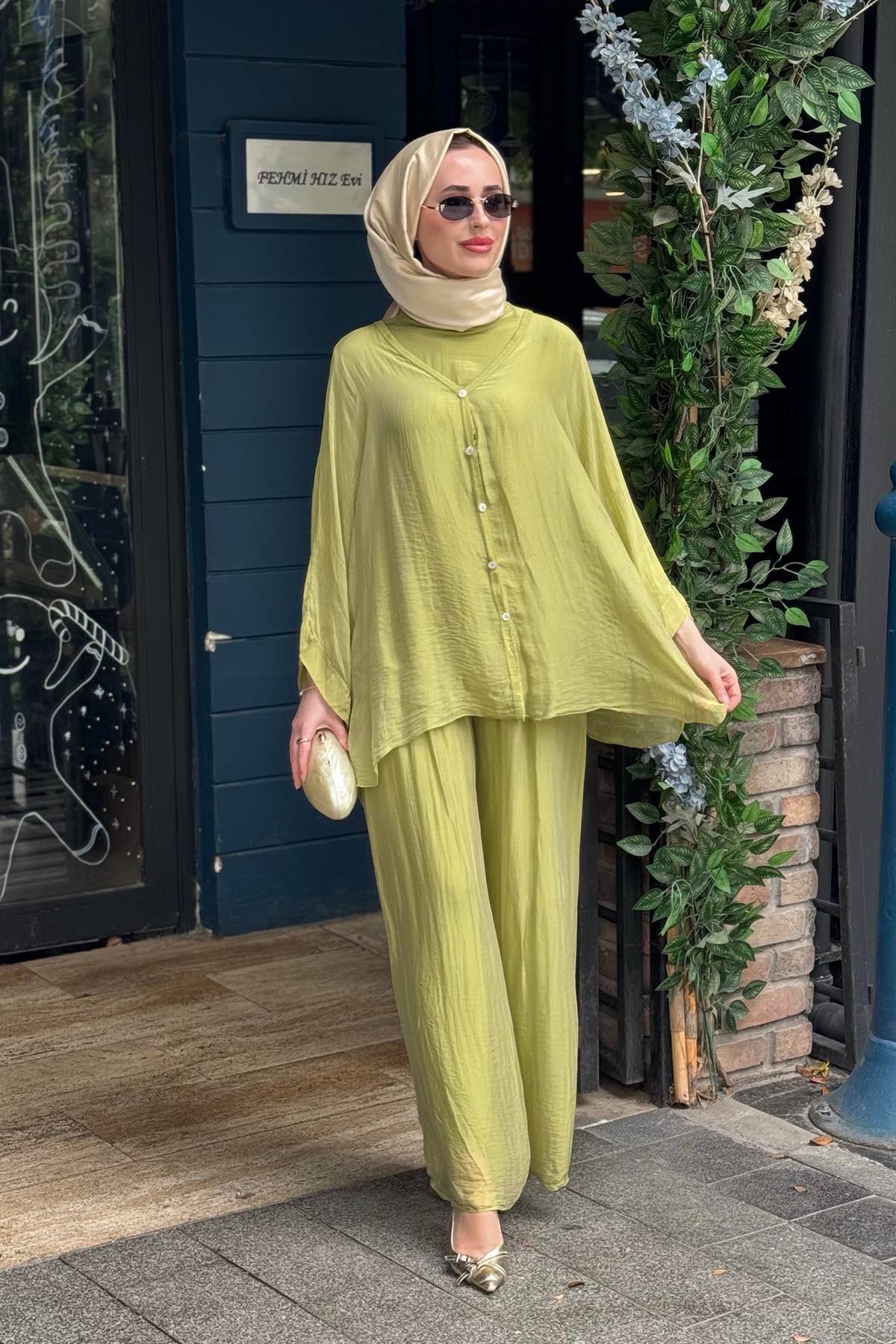 MOOR Yume Pantolonlu Takım 26S9020 Oliv
