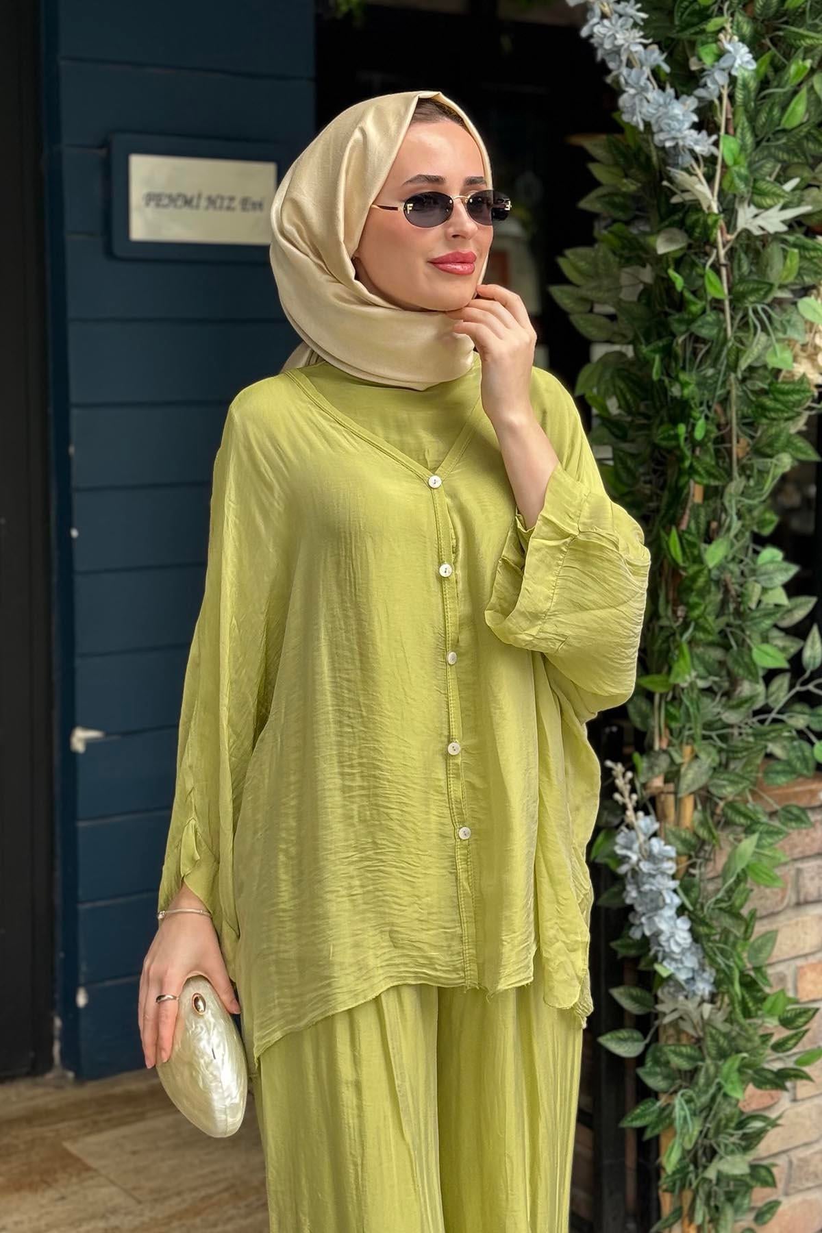 MOOR Yume Pantolonlu Takım 26S9020 Oliv