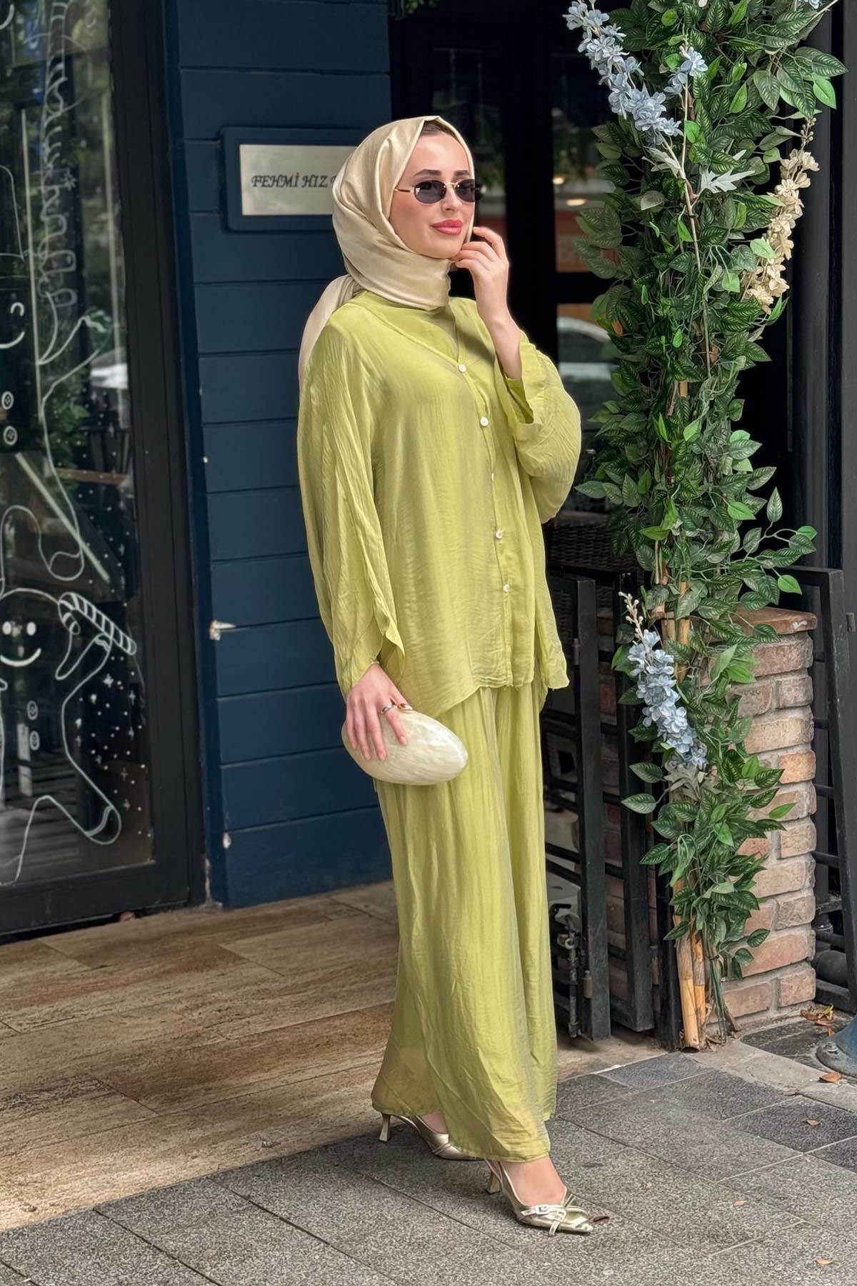 MOOR Yume Pantolonlu Takım 26S9020 Oliv