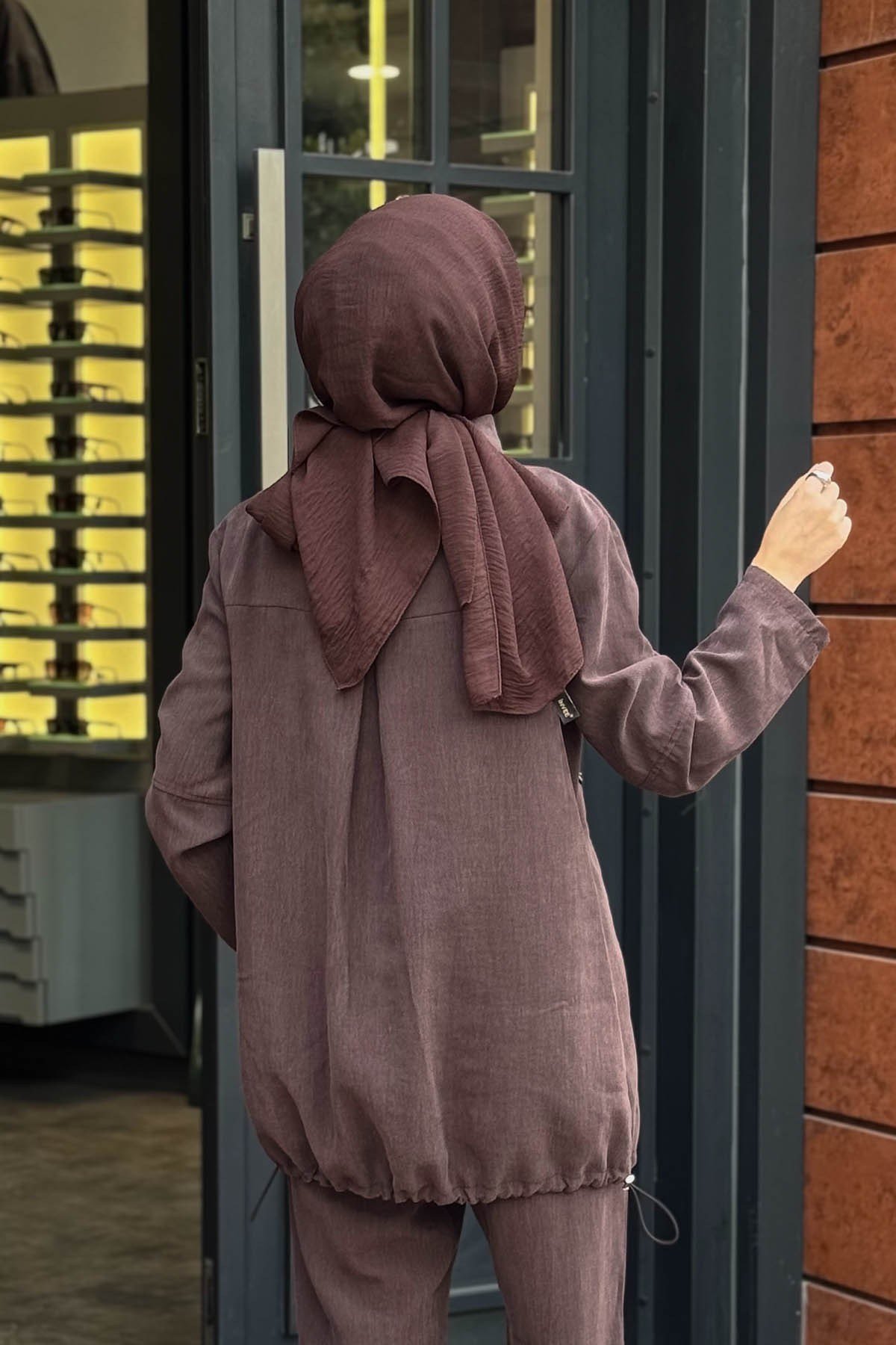 MOOROFMOOR Eline Pantolonlu Takım 26W4119 Kahve
