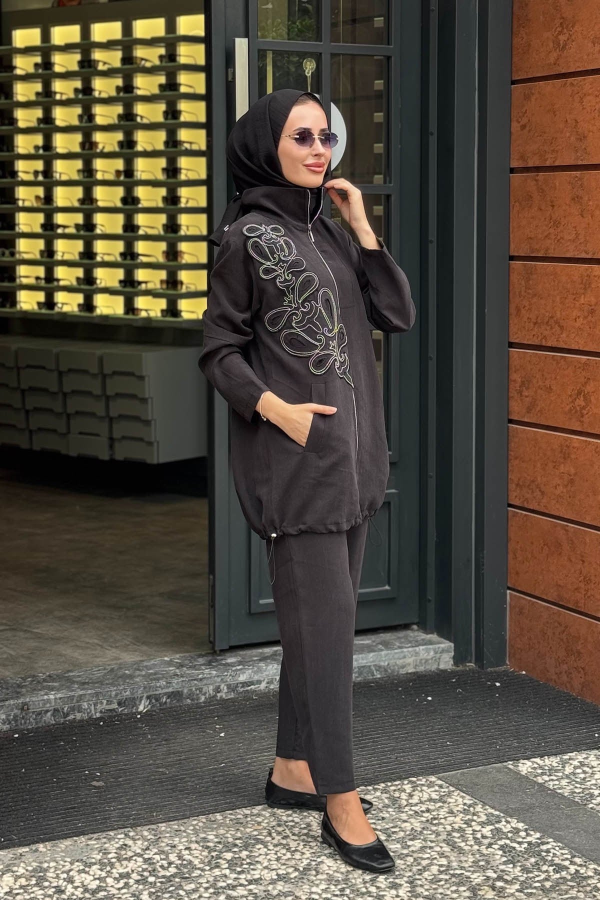 MOOROFMOOR Eline Pantolonlu Takım 26W4119 Siyah
