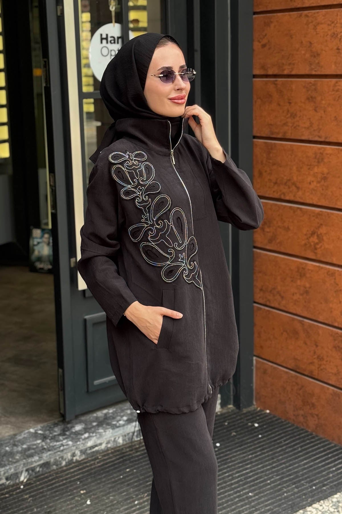 MOOROFMOOR Eline Pantolonlu Takım 26W4119 Siyah