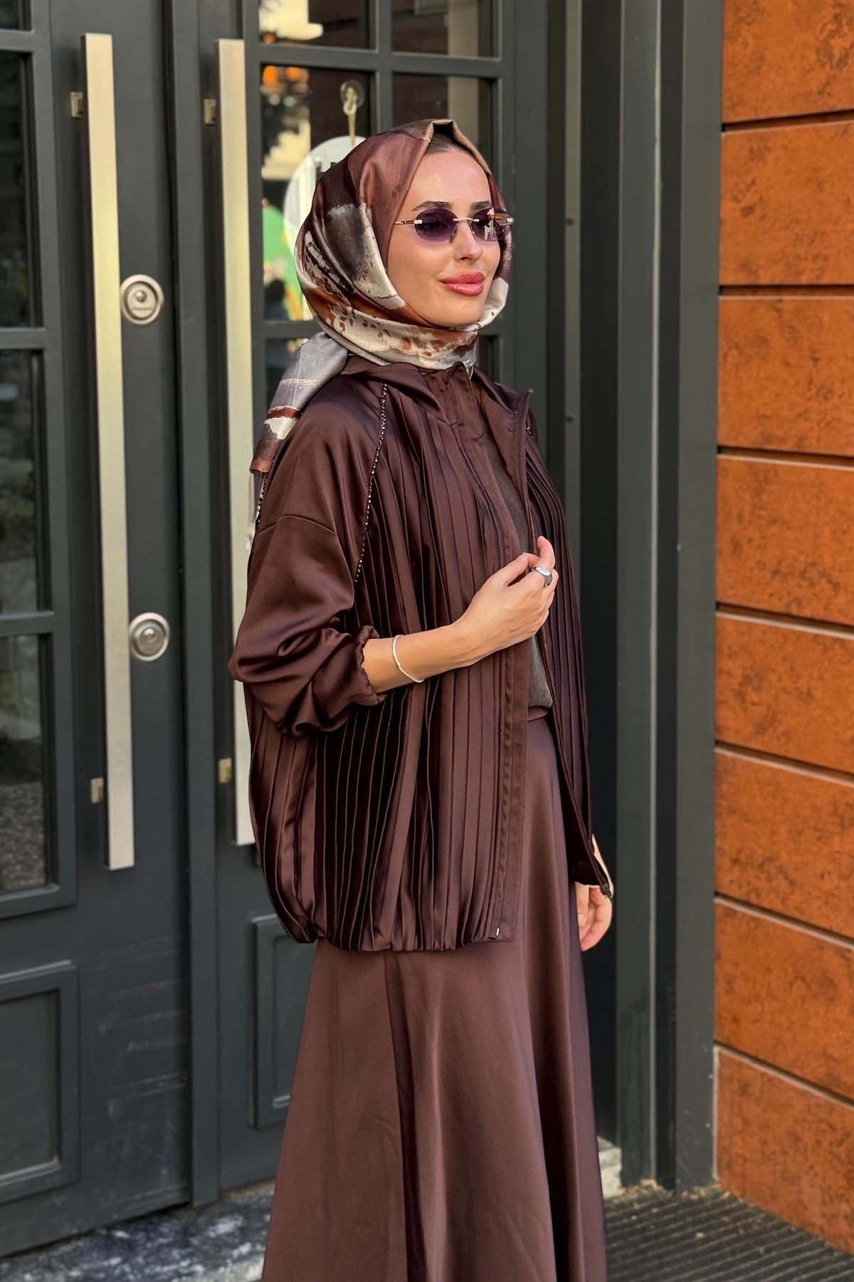 MOOROFMOOR Lunelle Etekli Takım 26W4096 Kahve