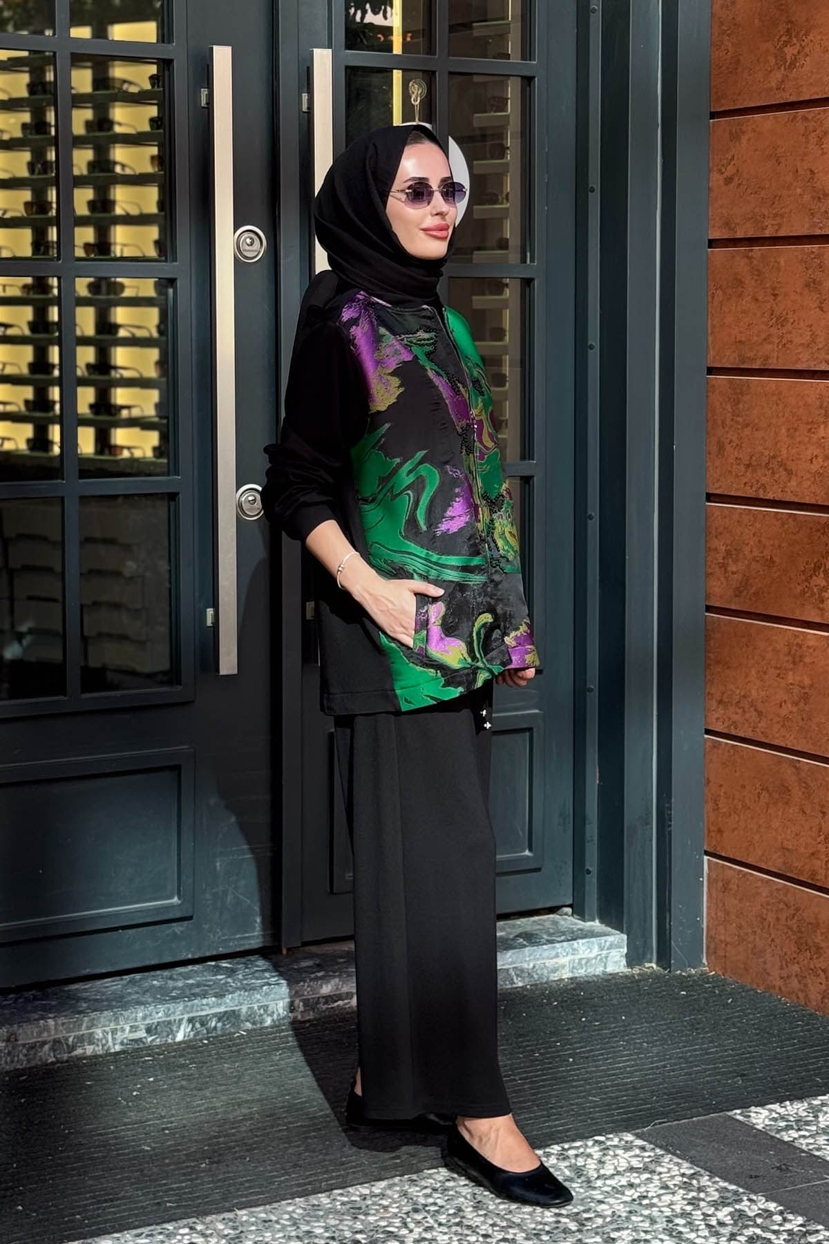 MOOROFMOOR Noelle Pantolonlu Takım 26W4091 Siyah