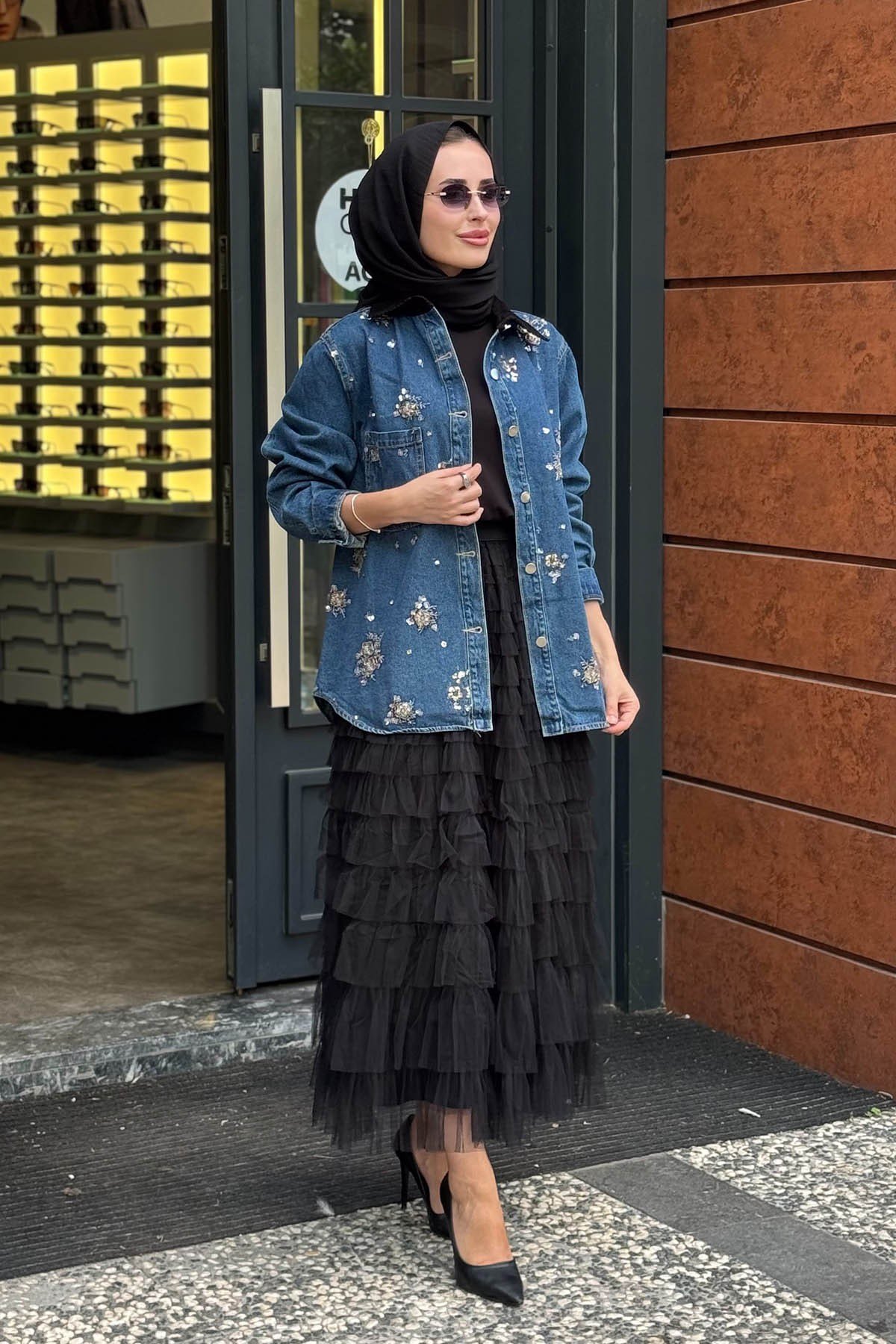 MOOROFMOOR Seraphine Ceket 26W6086 Kot Mavi
