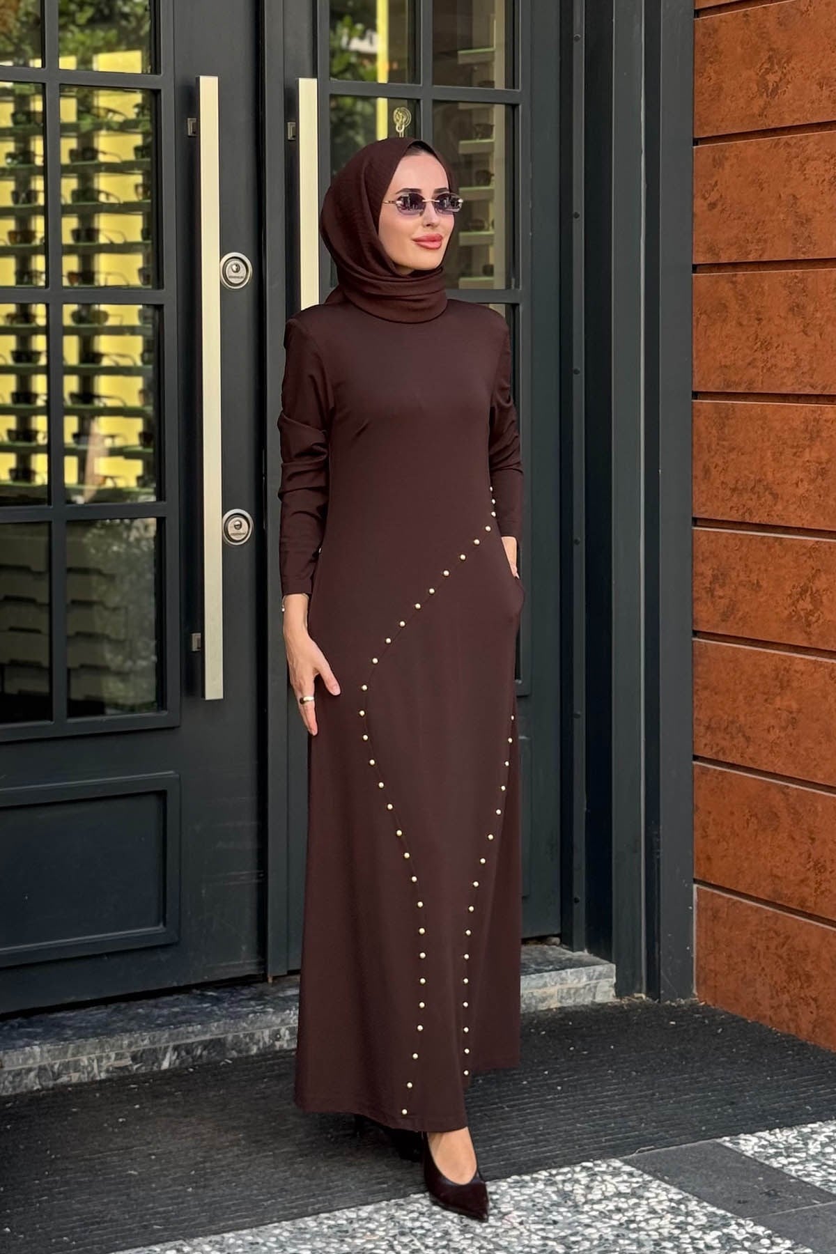 MOOROFMOOR Zelina Elbise 26W5034 Kahve