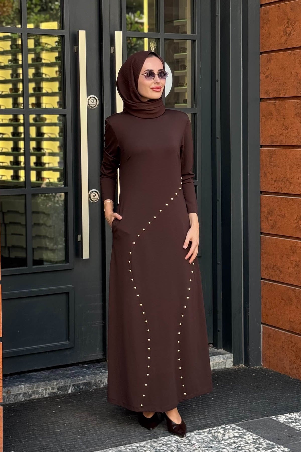 MOOROFMOOR Zelina Elbise 26W5034 Kahve