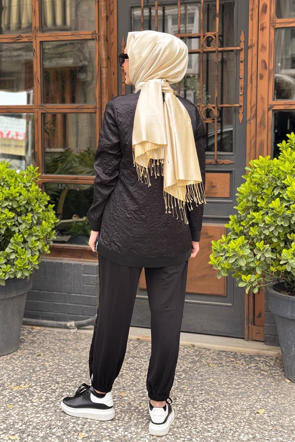 NAKİ & MASCARA Bluz 25MY2132 Siyah