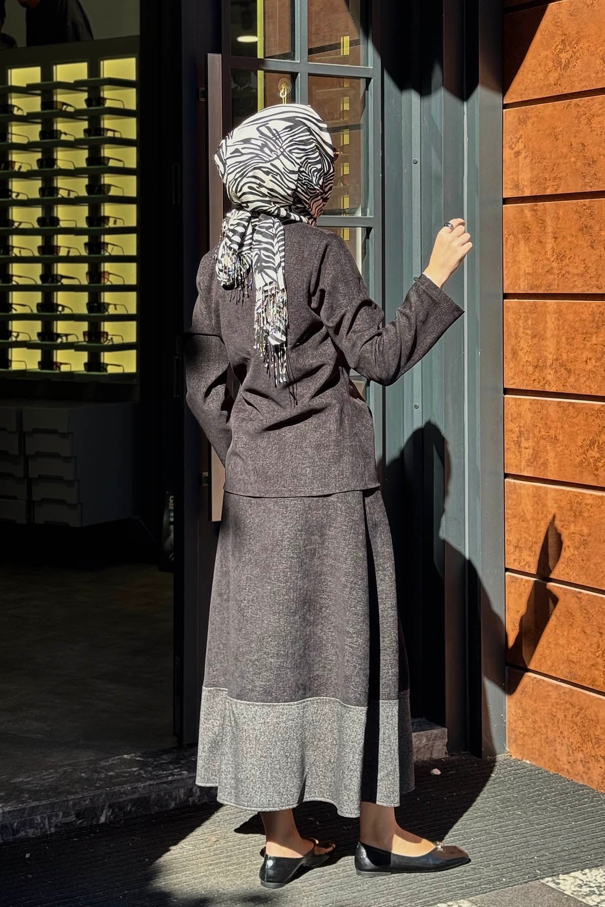 NAKİ & MASCARA Etekli Takım 67MK21341T Siyah
