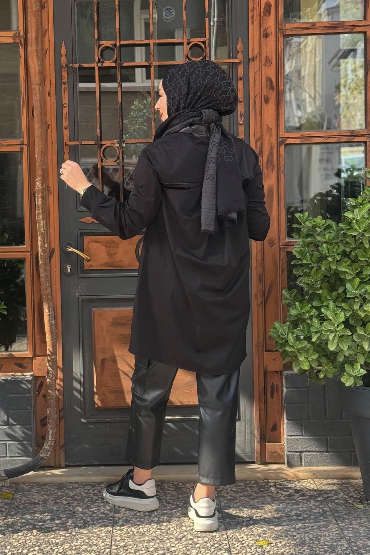 NAKİ & MASCARA Gömlek 56MK2111 Siyah