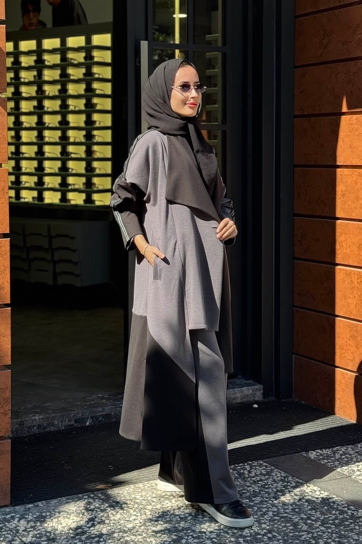 NAKİ & MASCARA Kap 67MK611033 Siyah Gri