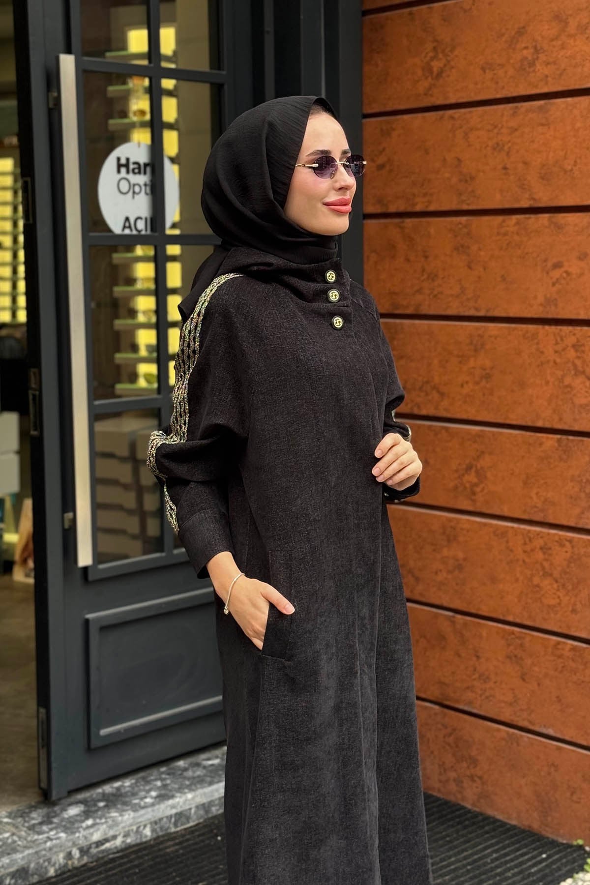 NAKİ & MASCARA Kap 67MK61291 Siyah