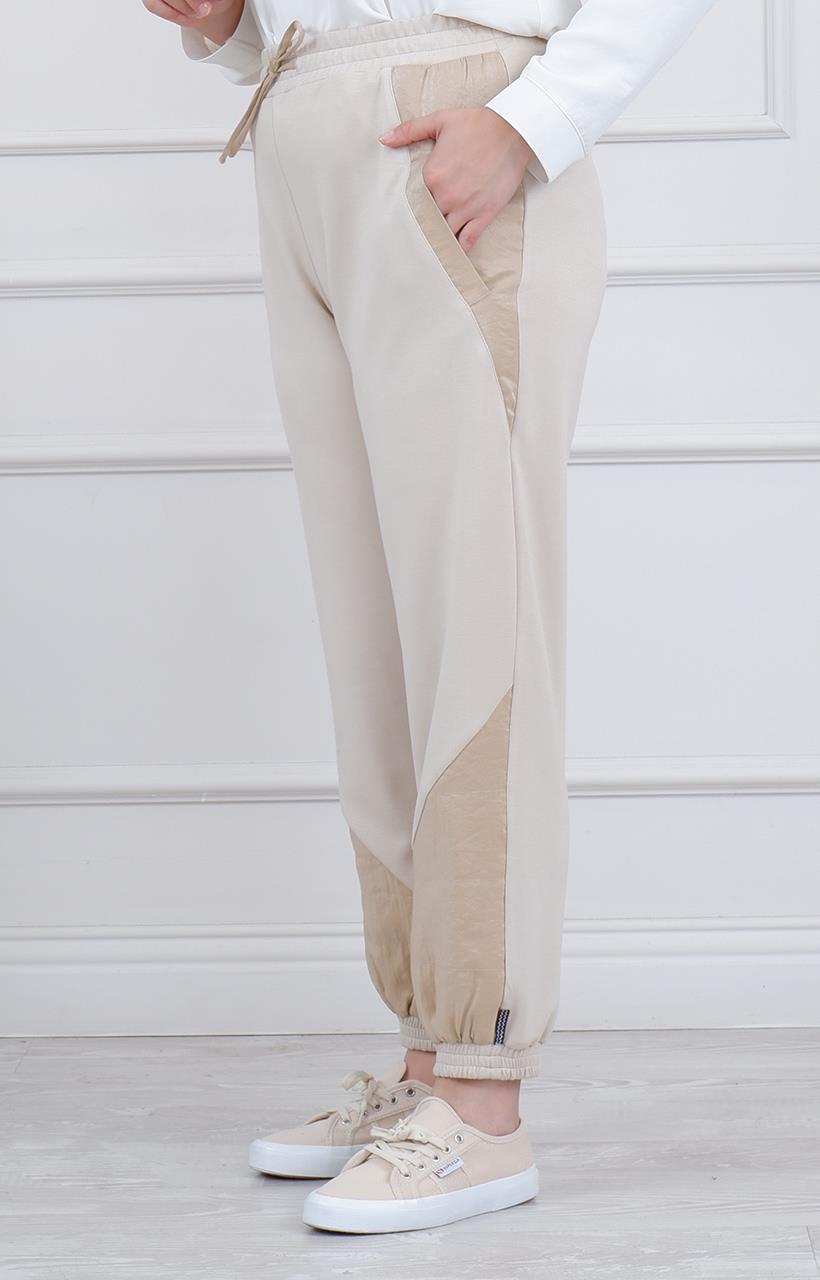 NAKİ & MASCARA Pantolon 34MK3102 Bej