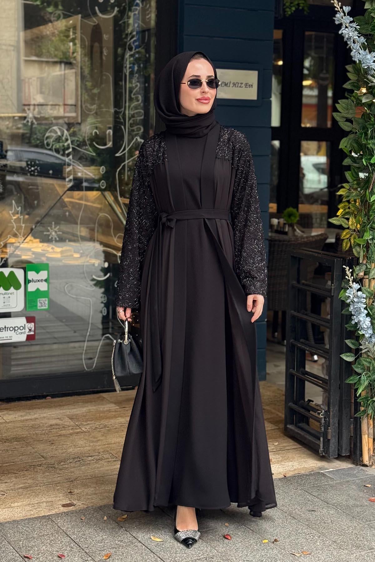 Nurcan Çetin Abaya 10600 Siyah