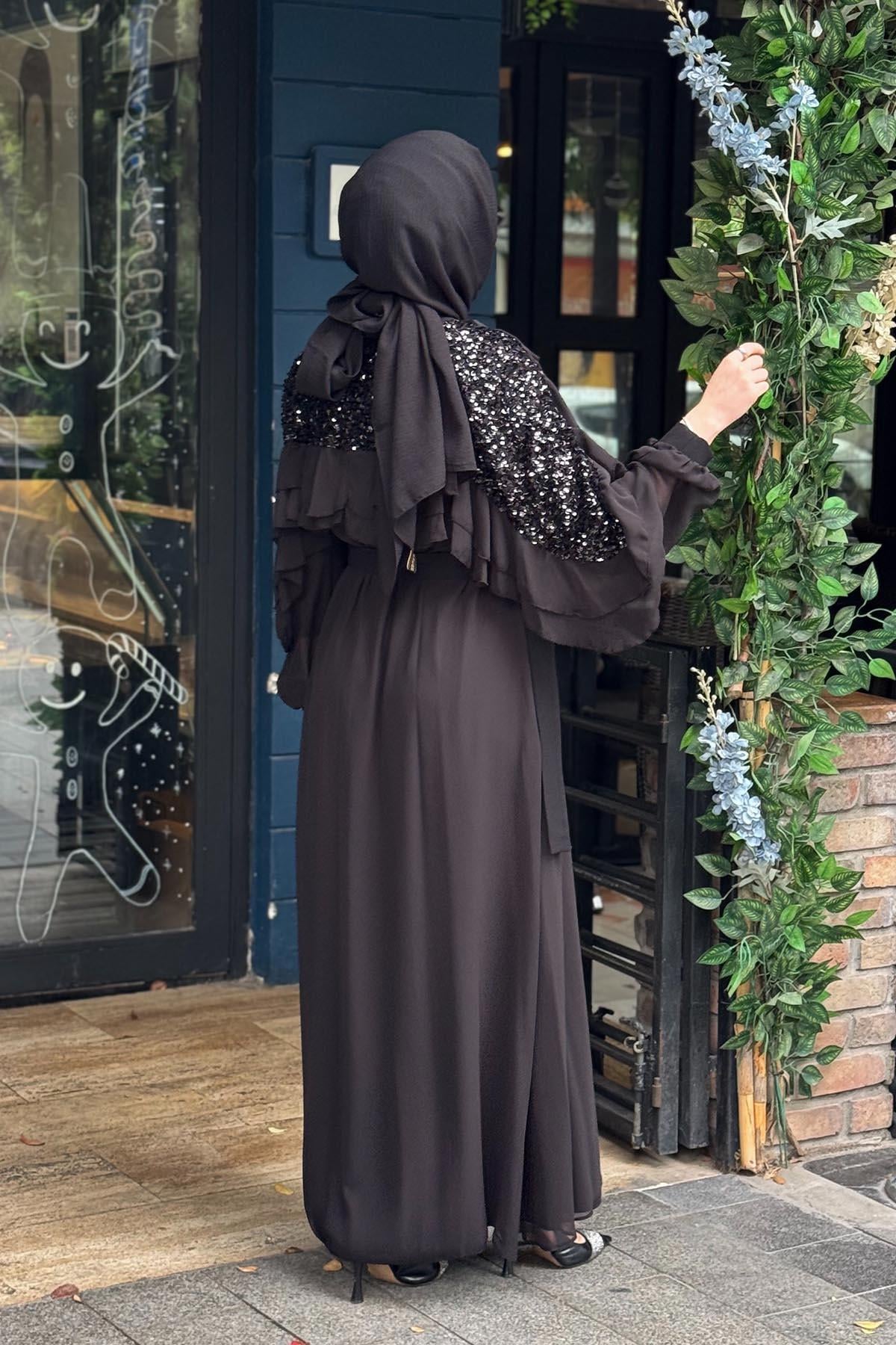 Nurcan Çetin Abaya 10604 Siyah