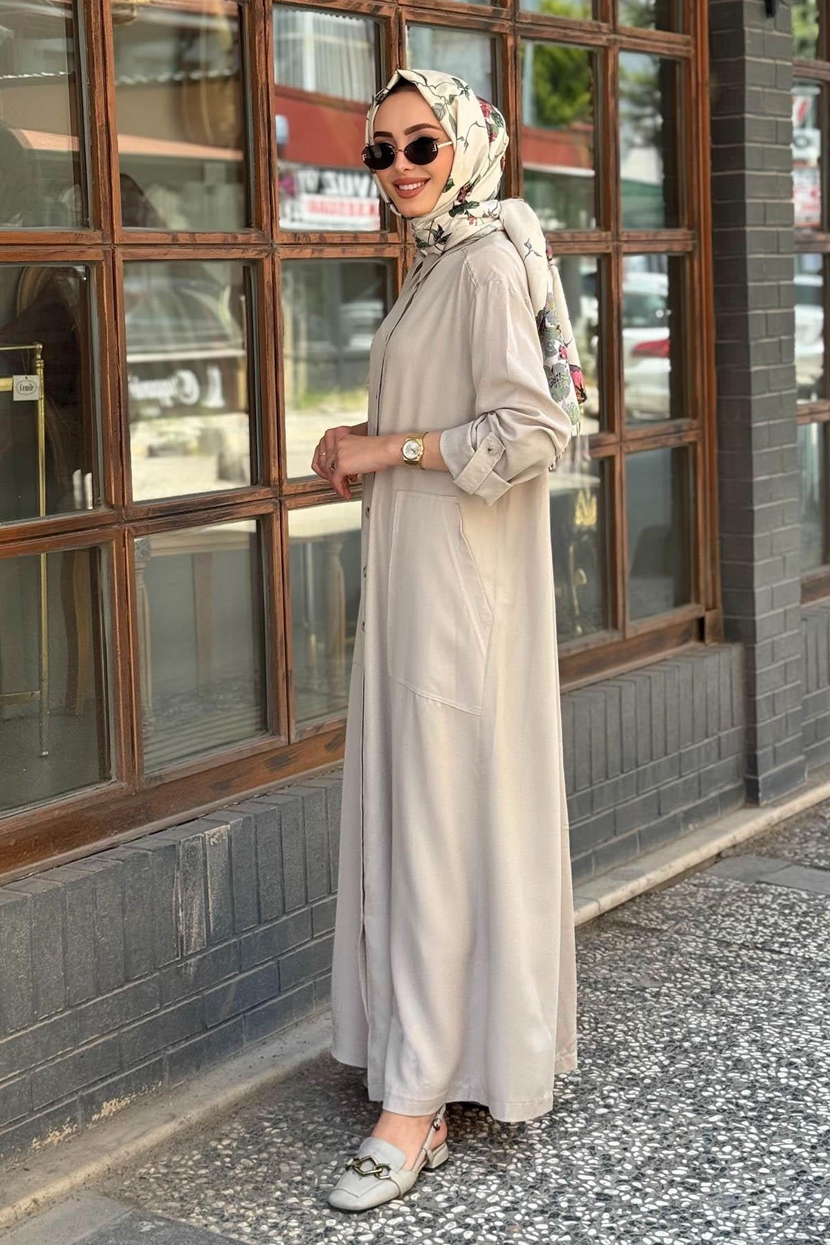 Nurcan Çetin Elbise 25150 Taş