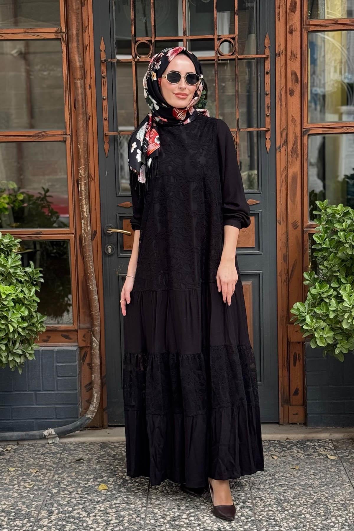Nurcan Çetin Elbise 25155 | Ekshibutik.com