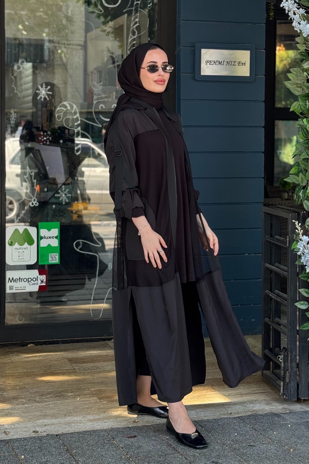 Nurcan Çetin Ferace 25264 Siyah