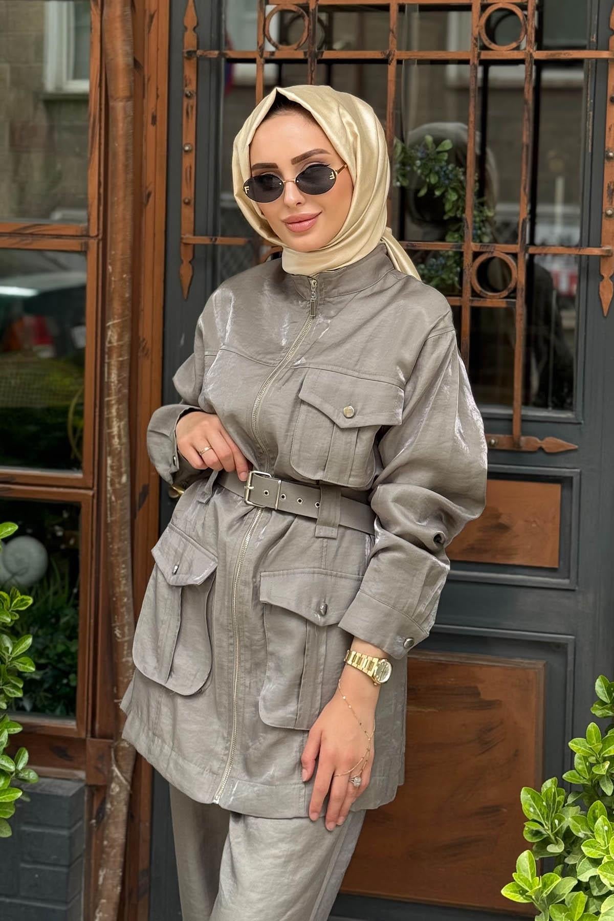 Nurcan Çetin Pantolonlu Takım 25463 Mint