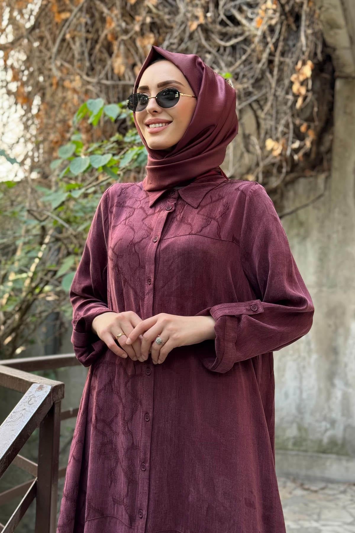 Nurcan Çetin Pantolonlu Takım 25500 Bordo
