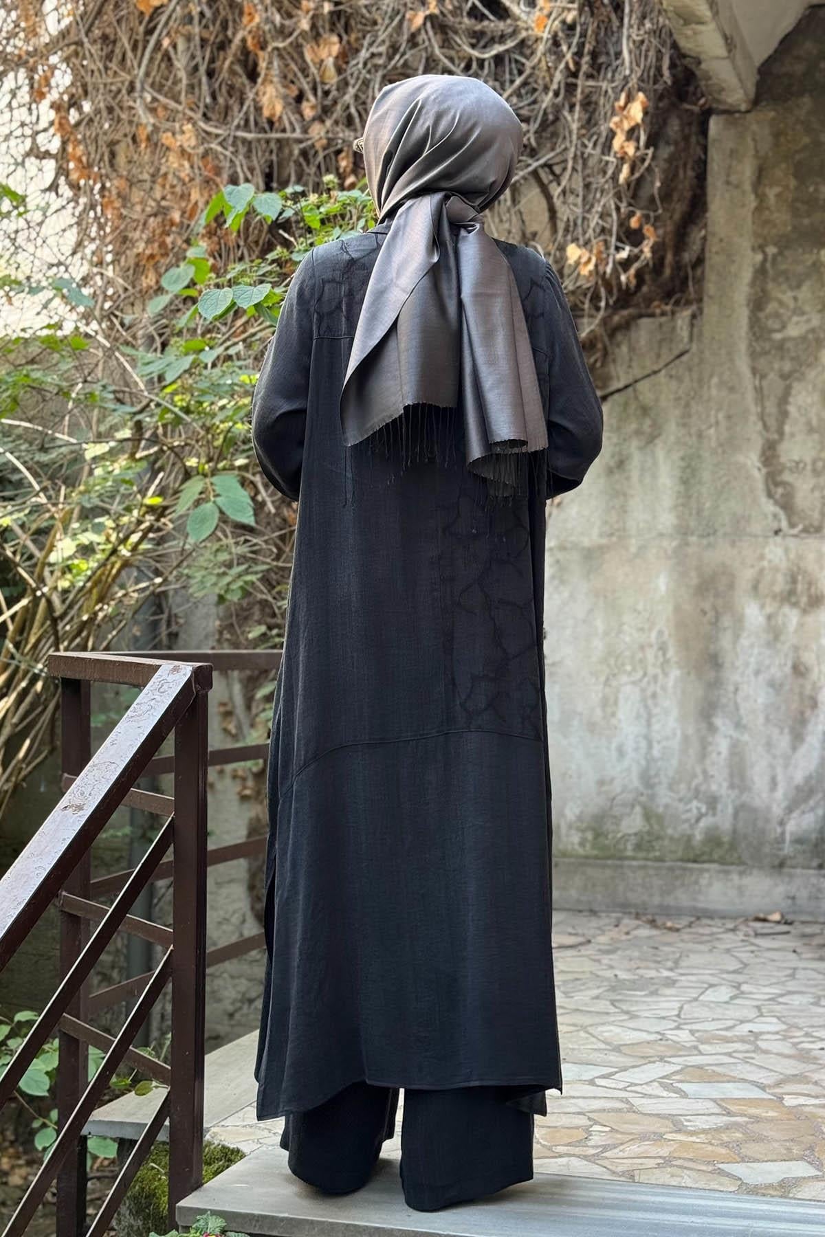 Nurcan Çetin Pantolonlu Takım 25500 Siyah