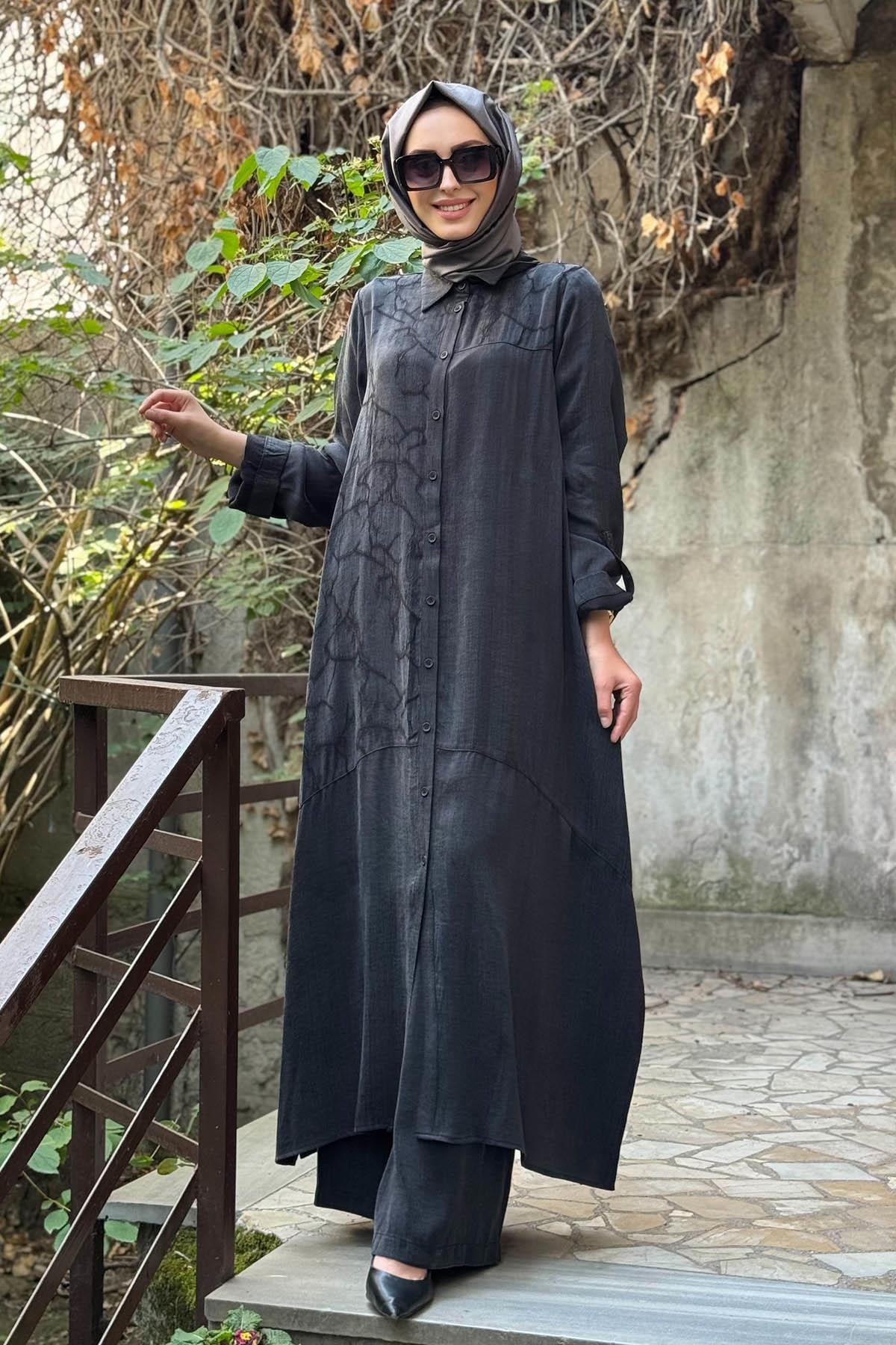Nurcan Çetin Pantolonlu Takım 25500 Siyah
