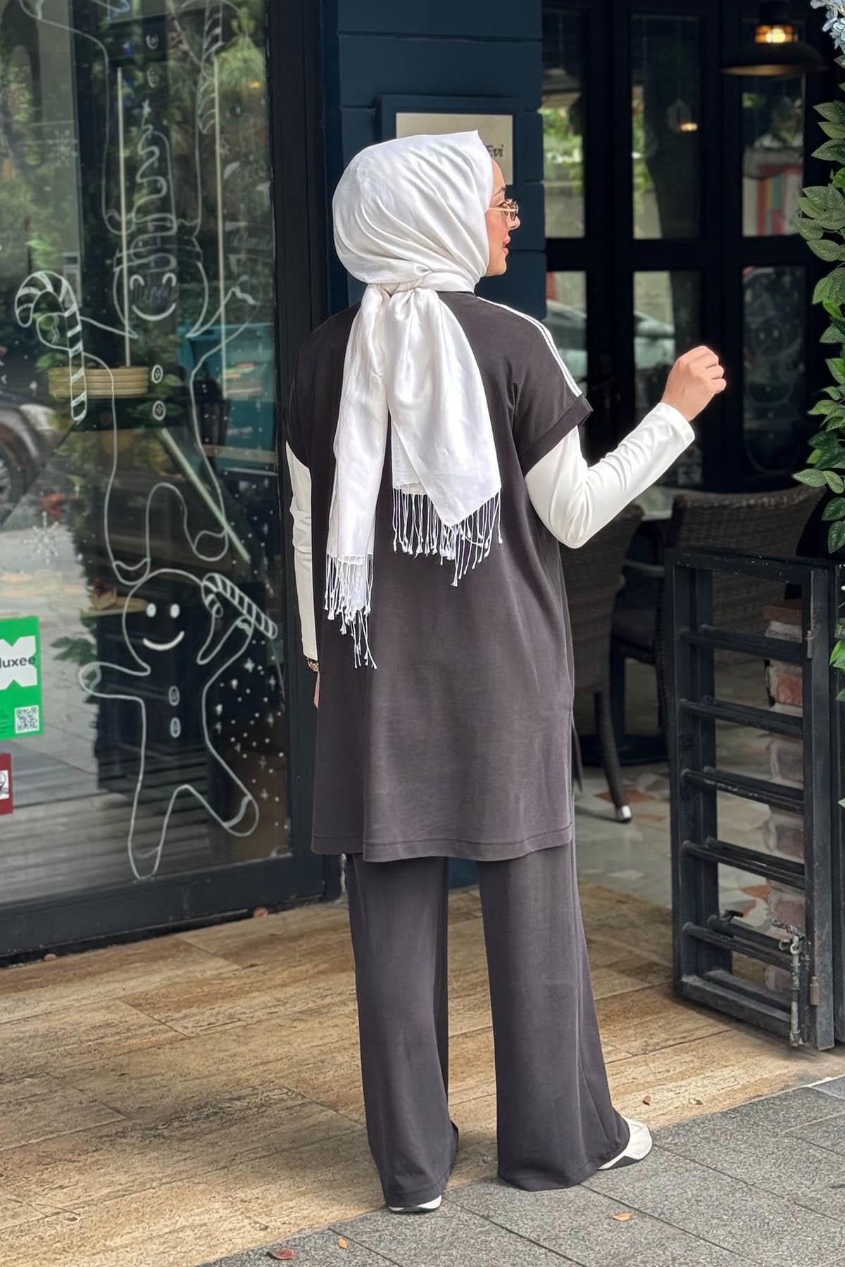 Nurcan Çetin Pantolonlu Takım 26614 Siyah