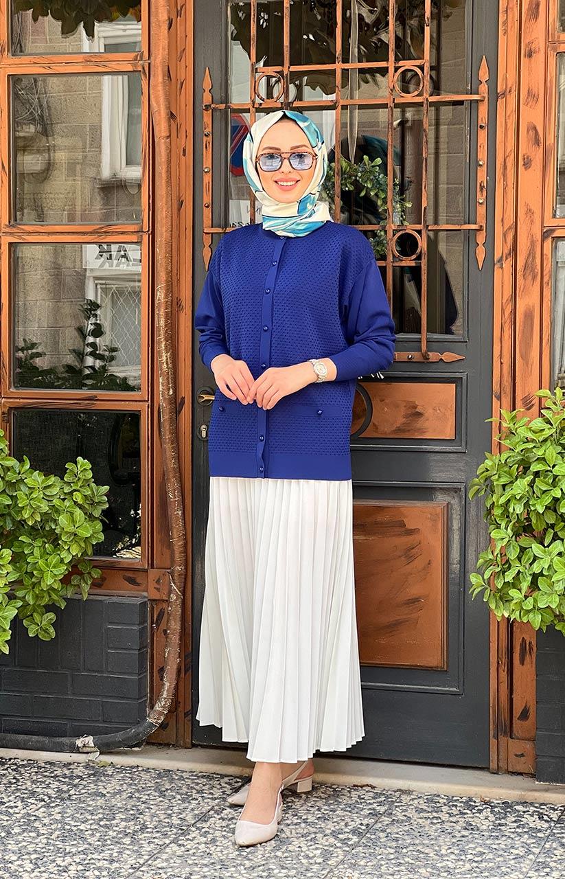 Nurcan Çetin Triko Hırka N001 | Ekshibutik.com