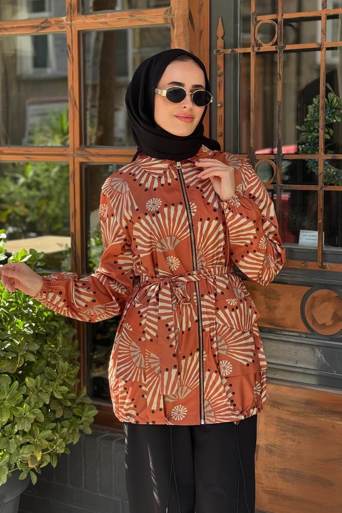 OMELYA Bomber Ceket 26KZ1026 Kiremit