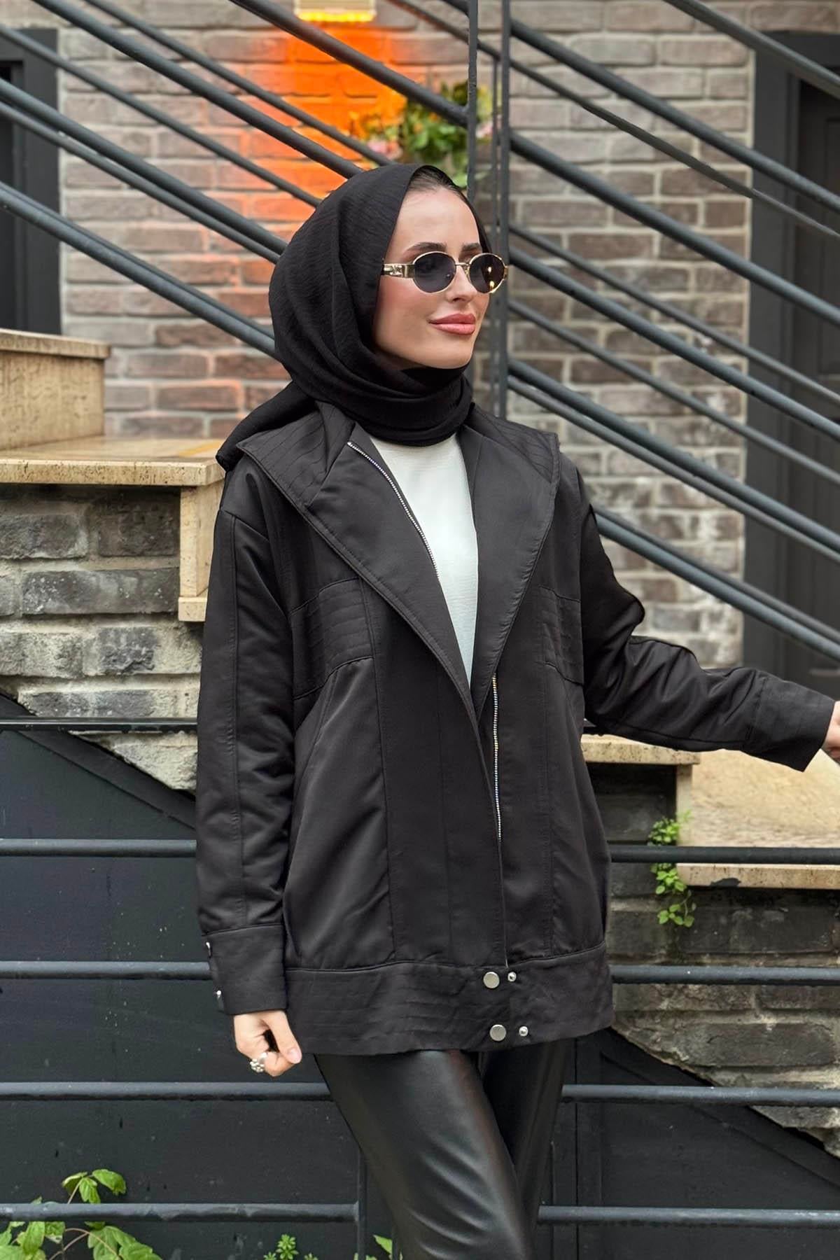 OMELYA Ceket OE26KZ1033 Siyah