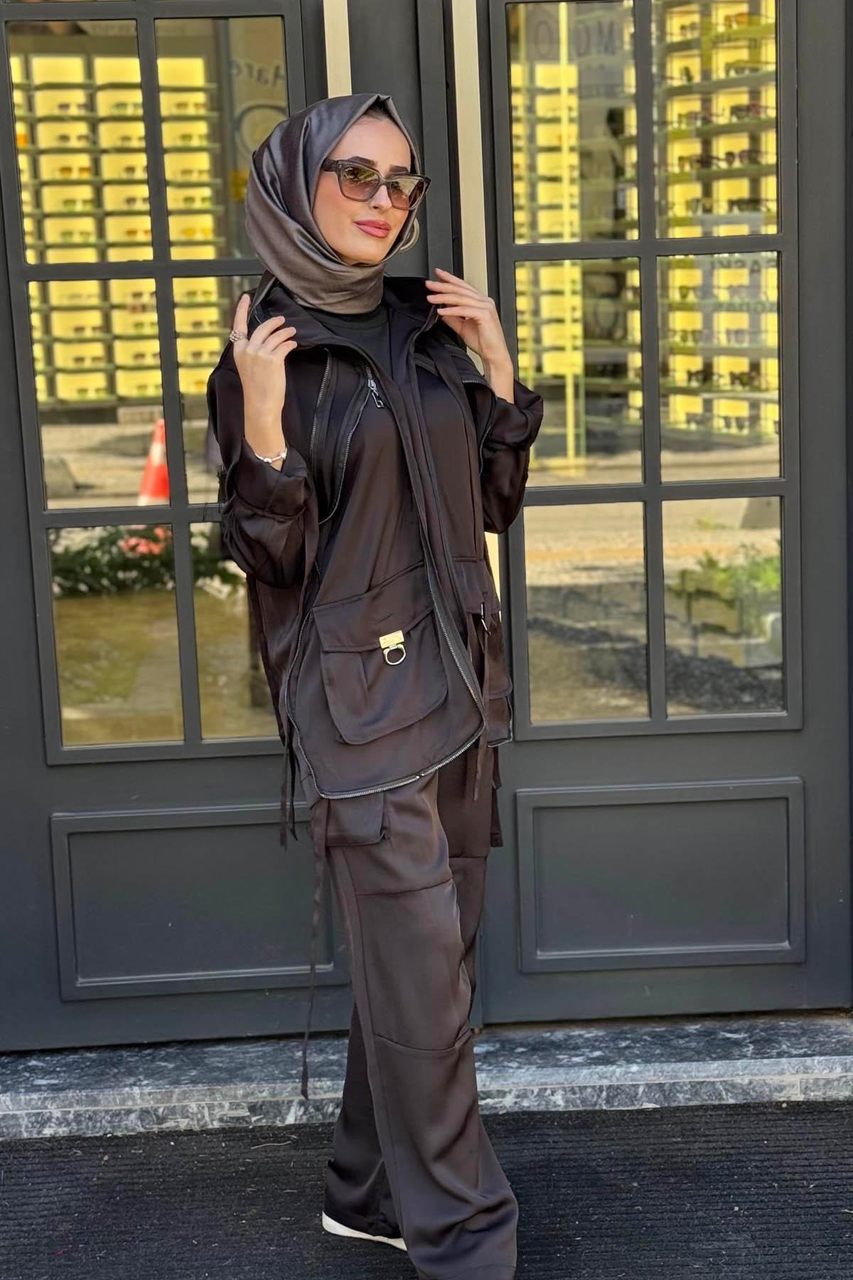 OMELYA Pantolonlu Takım 26KZ1005 Siyah