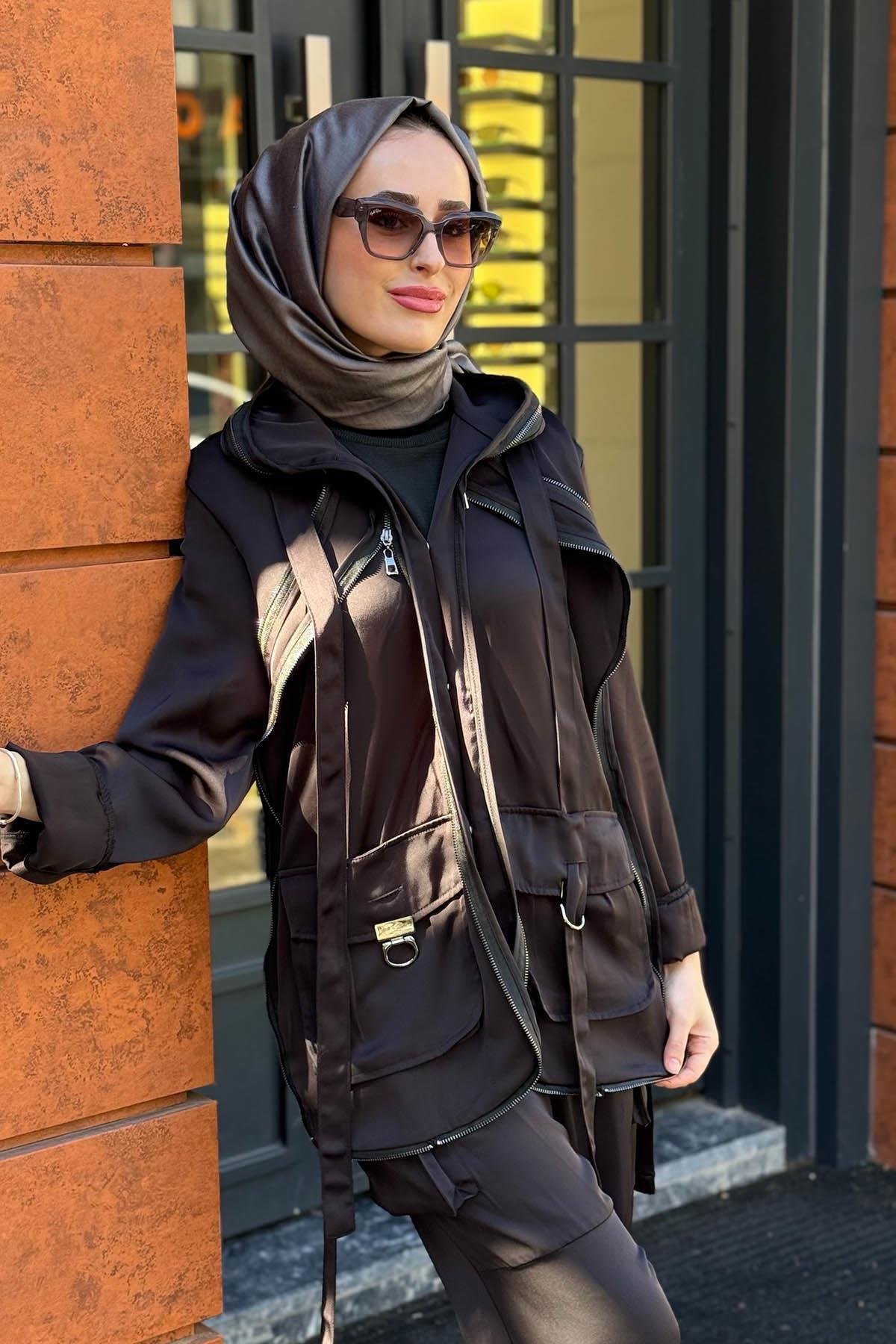 OMELYA Pantolonlu Takım 26KZ1005 Siyah