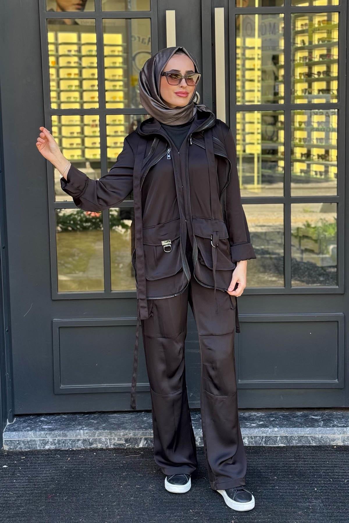 OMELYA Pantolonlu Takım 26KZ1005 Siyah