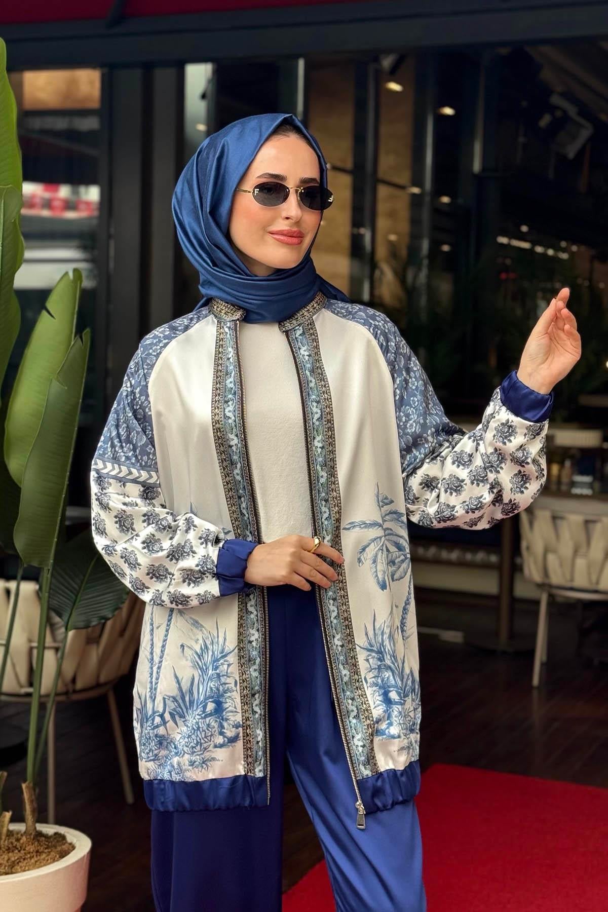 OMELYA Pantolonlu Takım OE26KZ1046 Lacivert