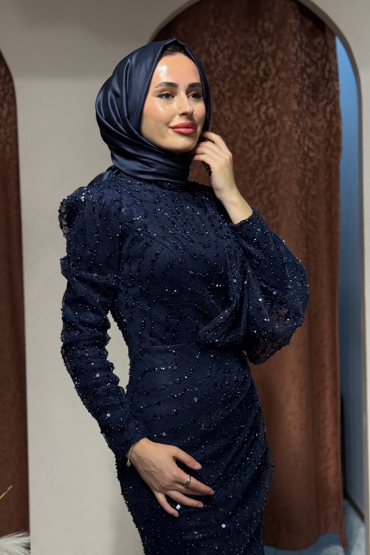 PEÇEM Studio Abiye 206A Lacivert