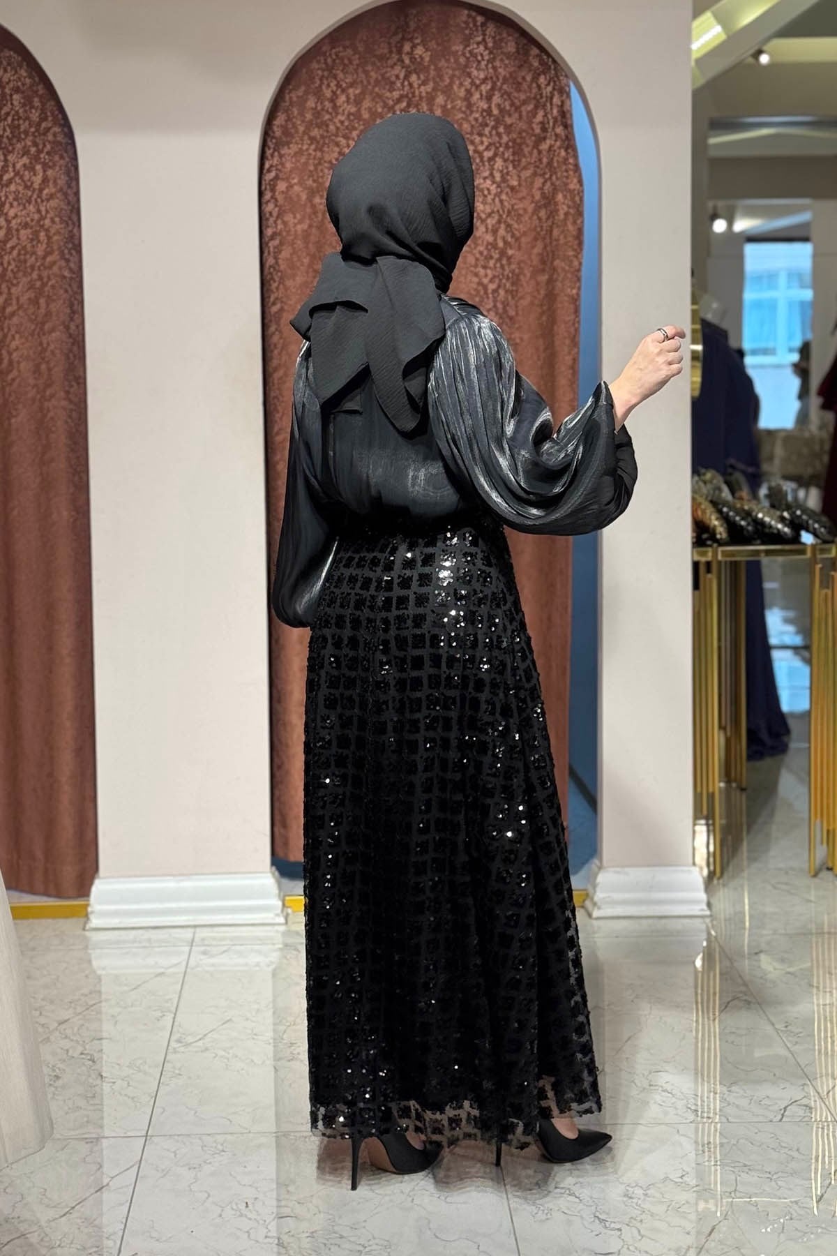 PEÇEM Studio Etekli Takım 156 Siyah