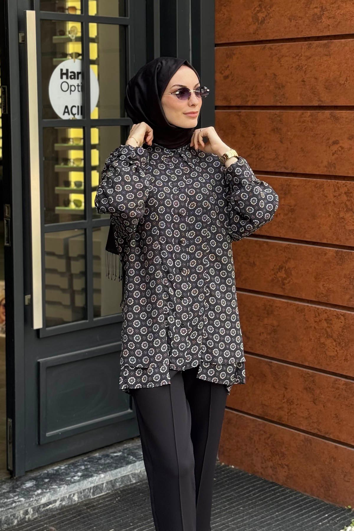 QOOQ Gömlek 27FW202 Desenli