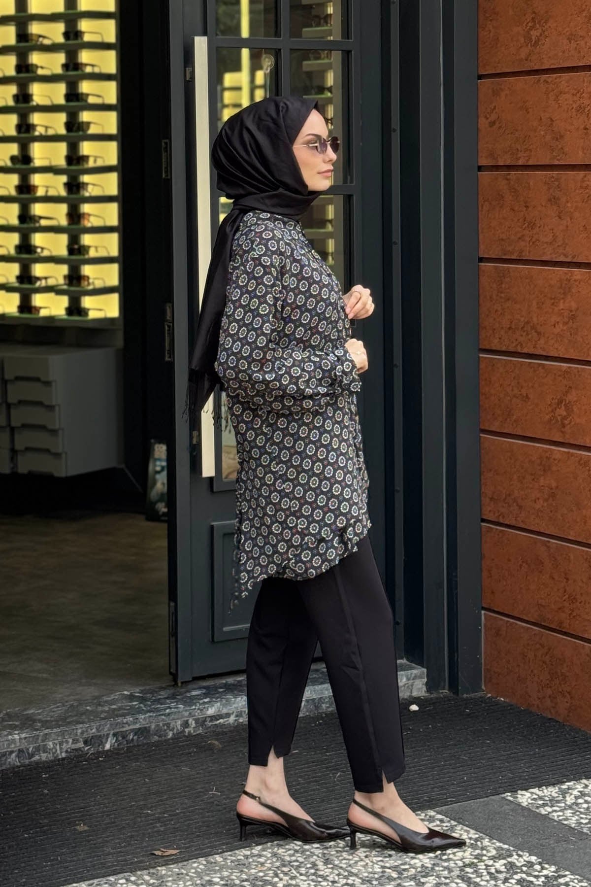 QOOQ Gömlek 27FW202 Desenli