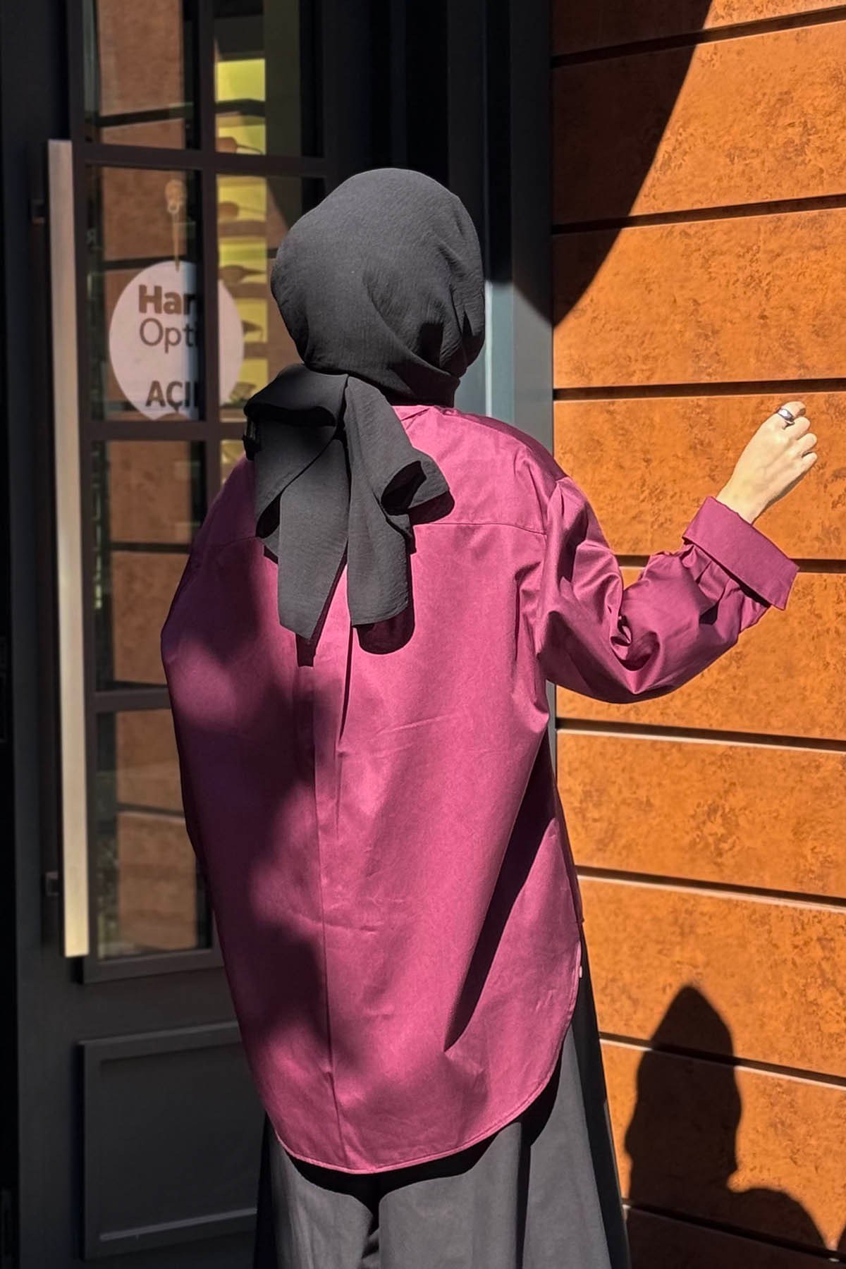 QOOQ Gömlek 27FW205 Bordo