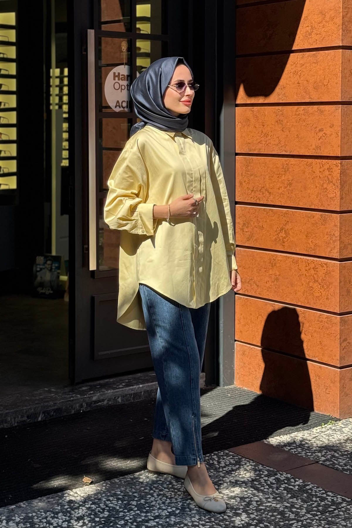 QOOQ Gömlek 27FW205 Sarı