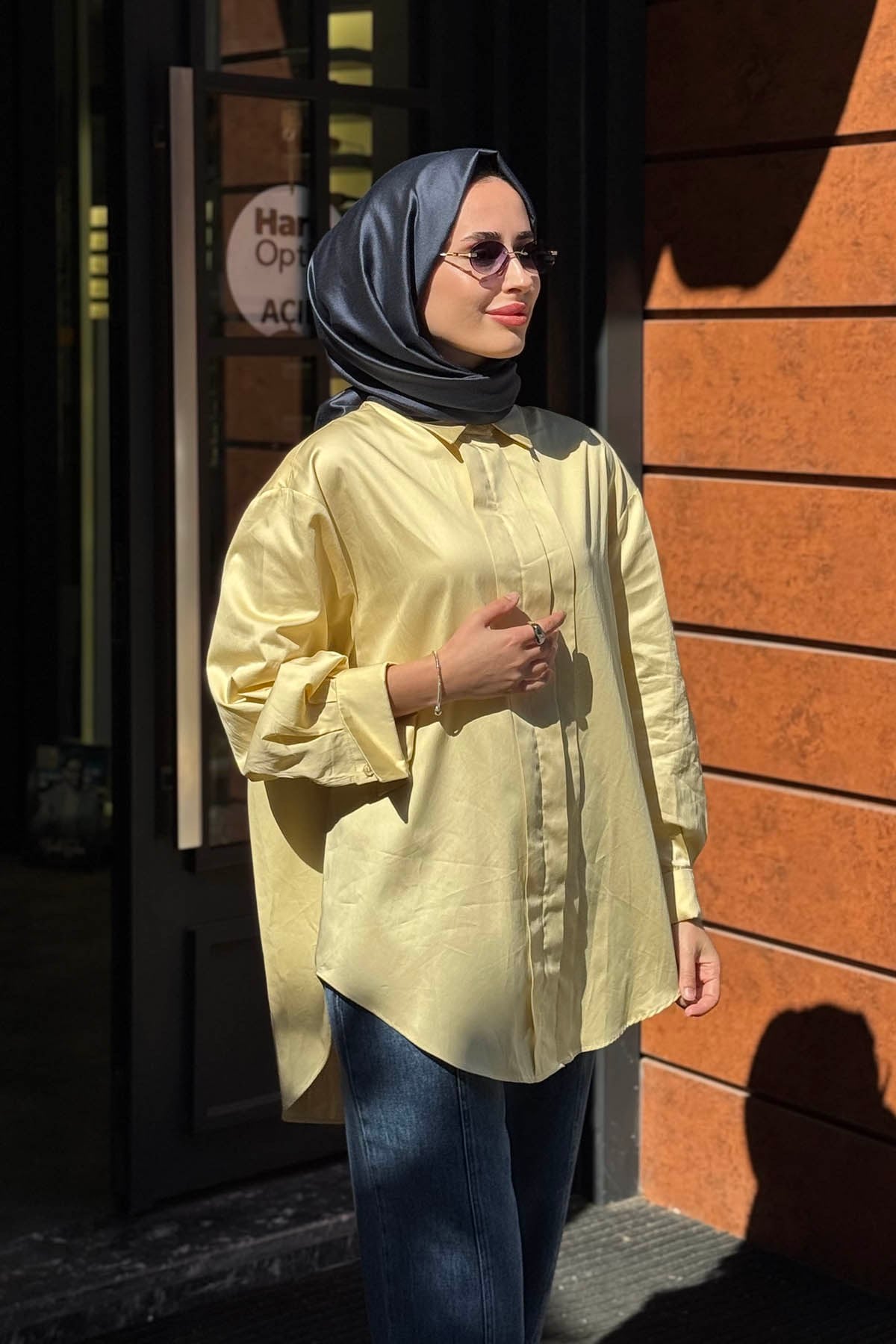 QOOQ Gömlek 27FW205 Sarı