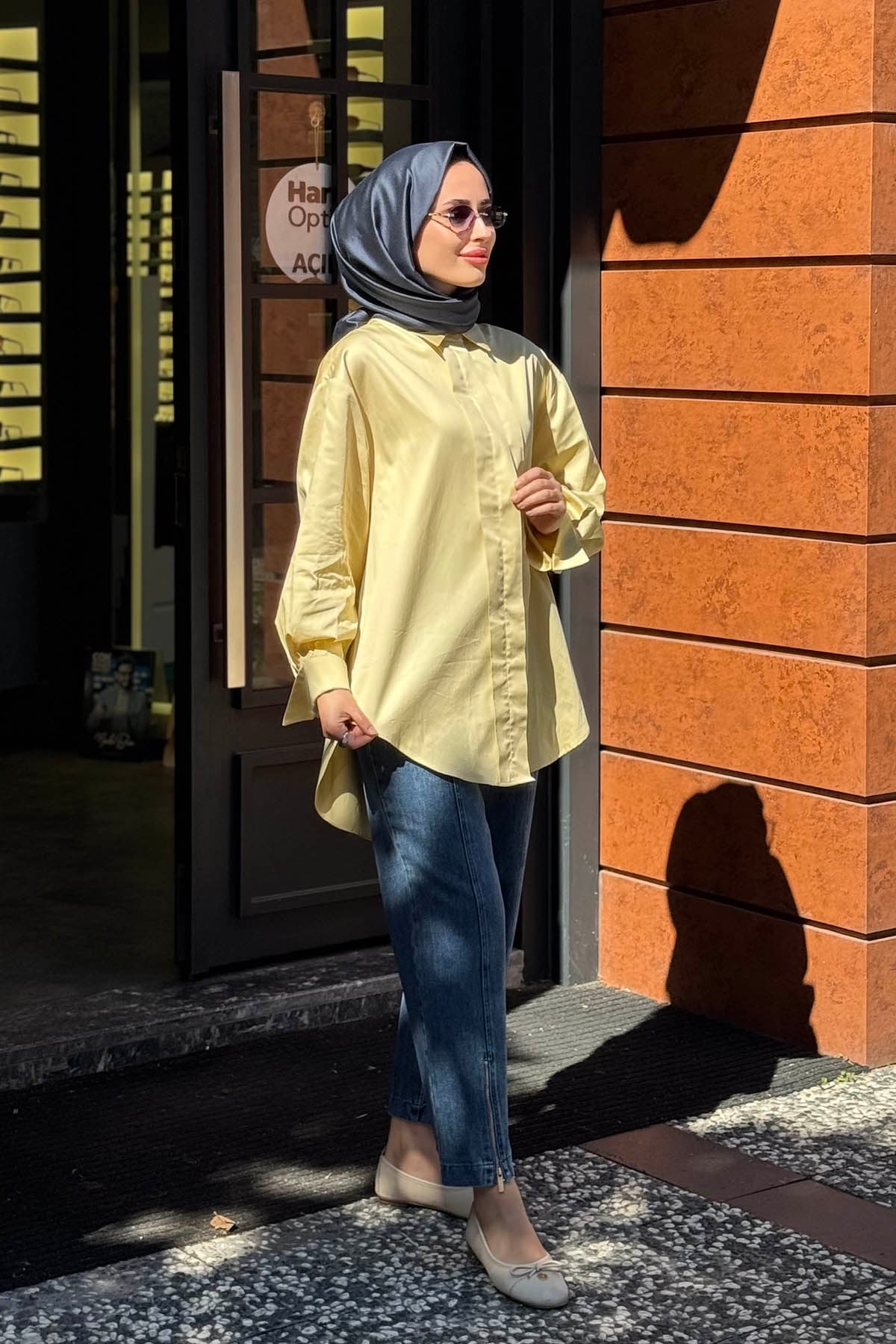 QOOQ Gömlek 27FW205 Sarı