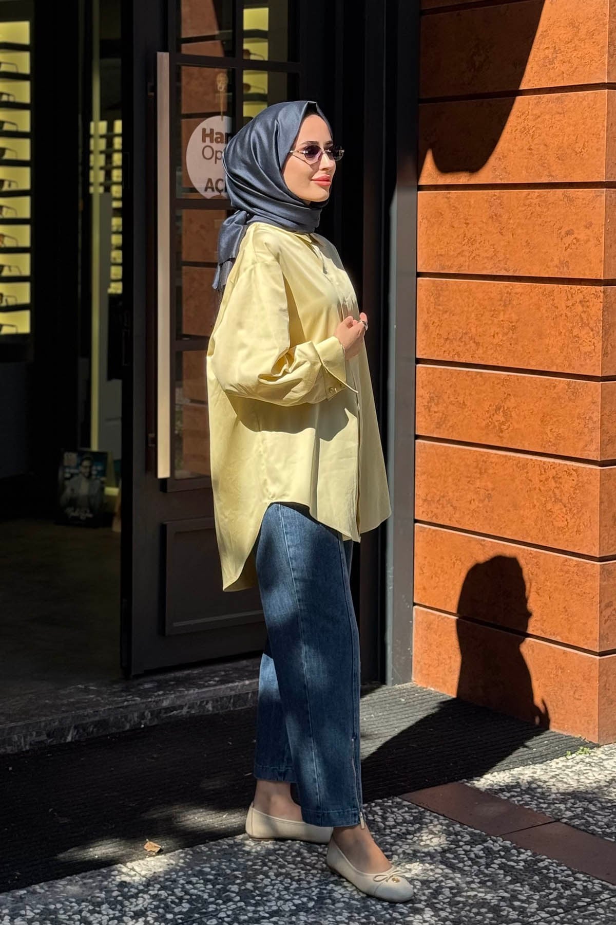 QOOQ Gömlek 27FW205 Sarı