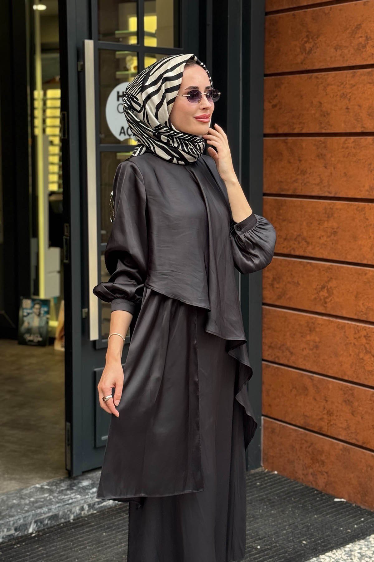 QOOQ Heavy Etekli Takım 27FW217 Siyah
